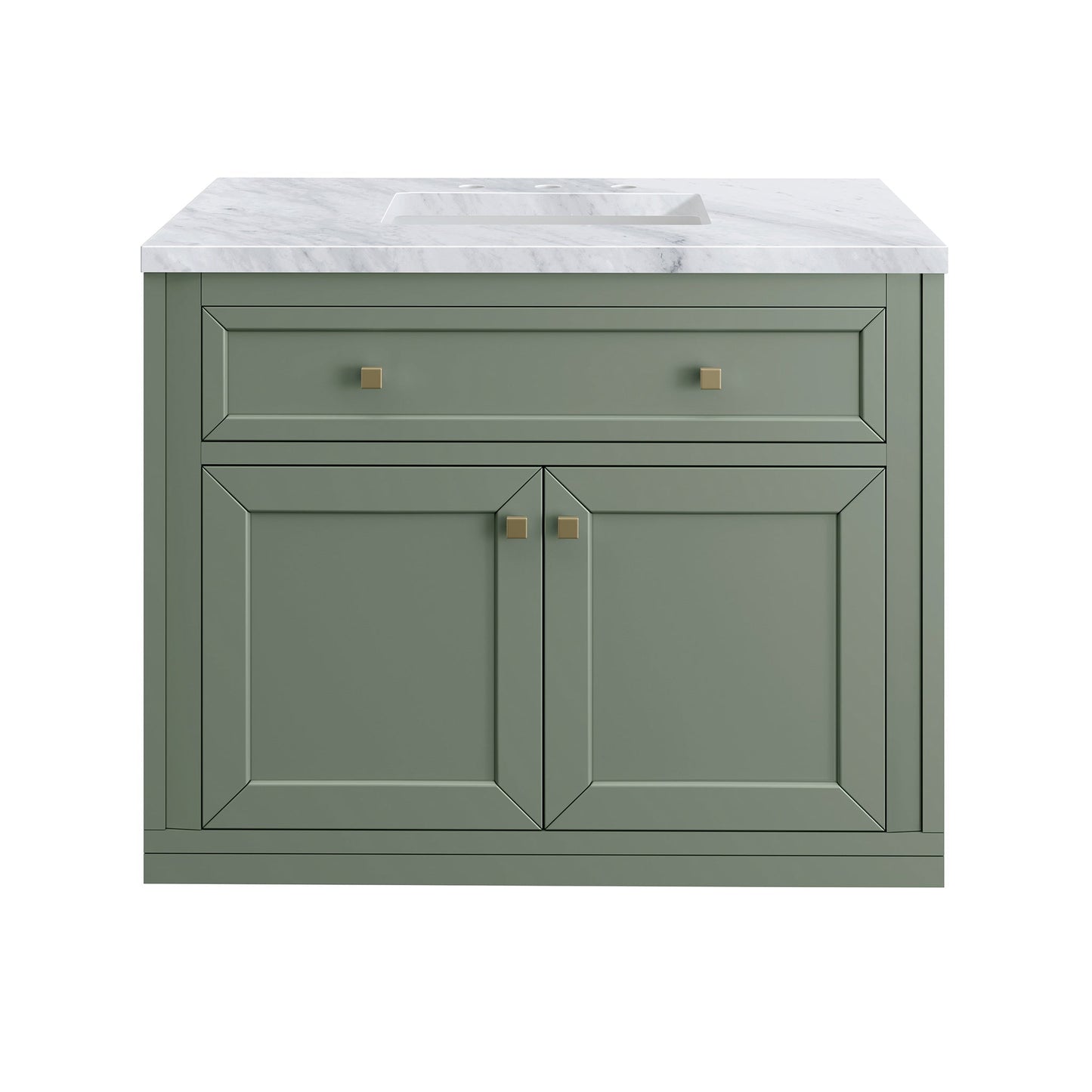 
                  
                    Chicago 36" Single Bathroom Vanity in Smokey Celadon Single Bathroom Vanity James Martin Vanities 
                  
                