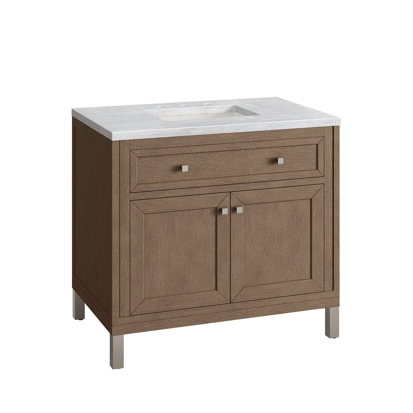 
                  
                    Chicago 36" Single Bathroom Vanity Whitewashed Walnut Single Bathroom Vanity James Martin Vanities 
                  
                