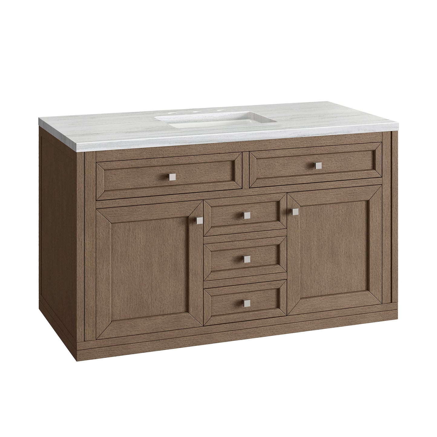 
                  
                    Chicago 48" Single Bathroom Vanity in Whitewashed Walnut Single Bathroom Vanity James Martin Vanities 
                  
                