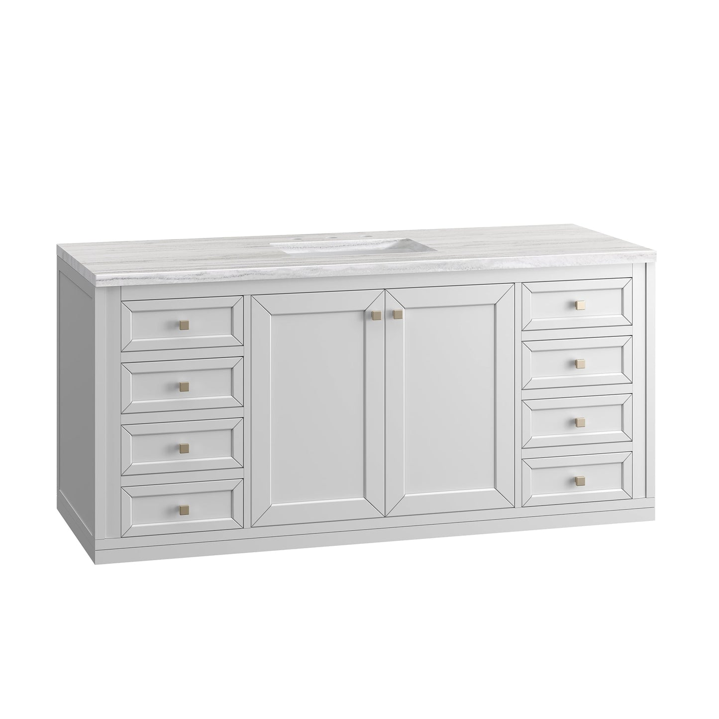 
                  
                    Chicago 60" Single Bathroom Vanity in Glossy White Single Bathroom Vanity James Martin Vanities 
                  
                