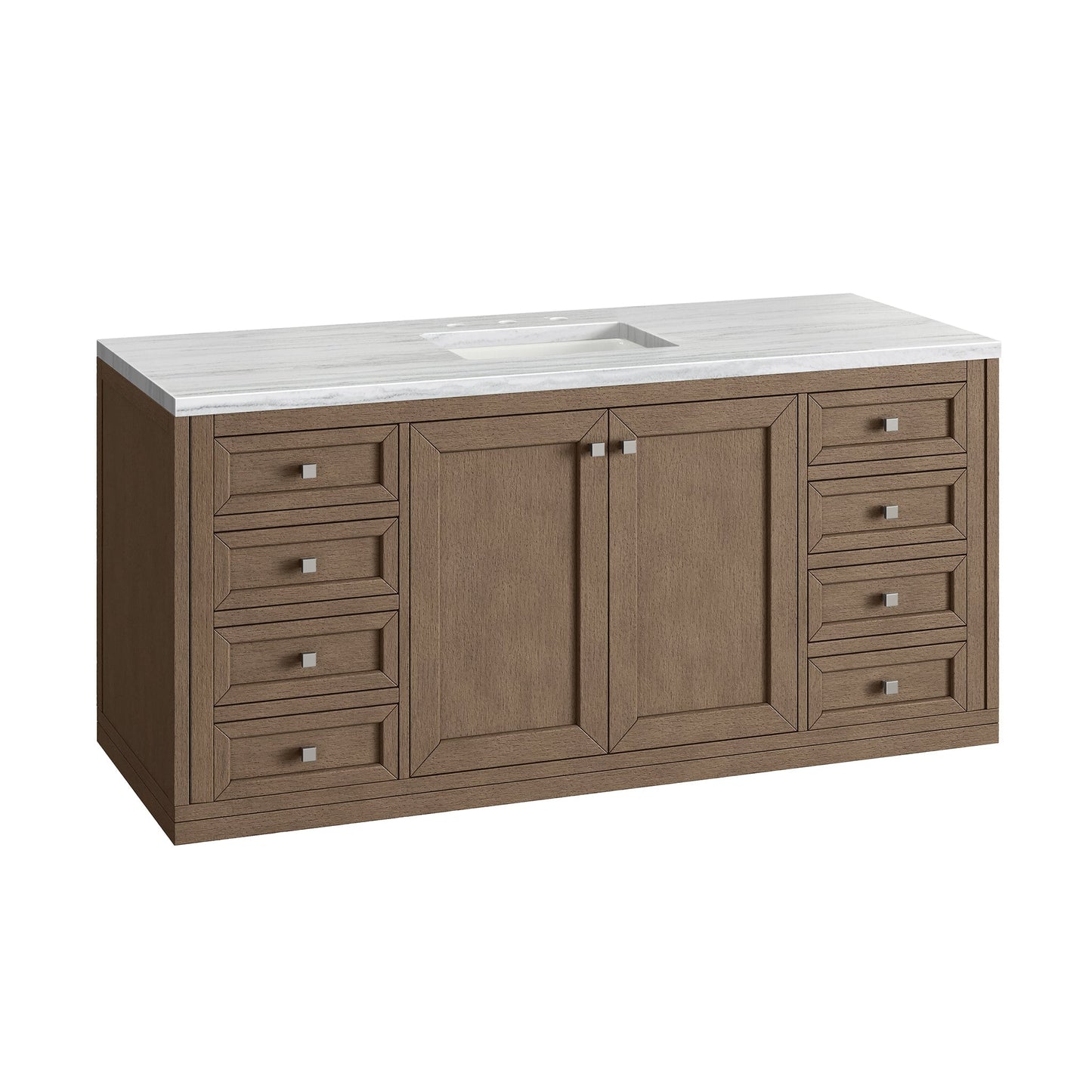 
                  
                    Chicago 60" Single Bathroom Vanity in Whitewashed Walnut Single Bathroom Vanity James Martin Vanities 
                  
                