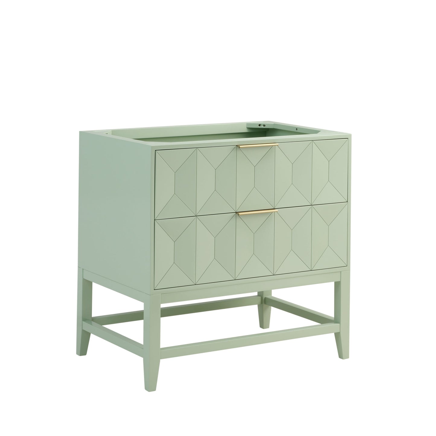 
                  
                    Emmeline 36" Vanity in Pistachio Single Bathroom Vanity James Martin Vanities Select a Countertop 
                  
                