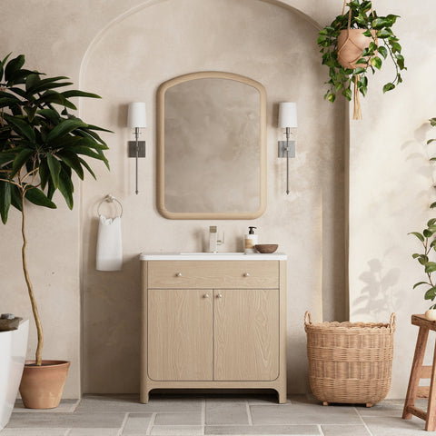 Gracyn 36" Single Vanity in Coastal Driftwood Single Bathroom Vanity James Martin Vanities 