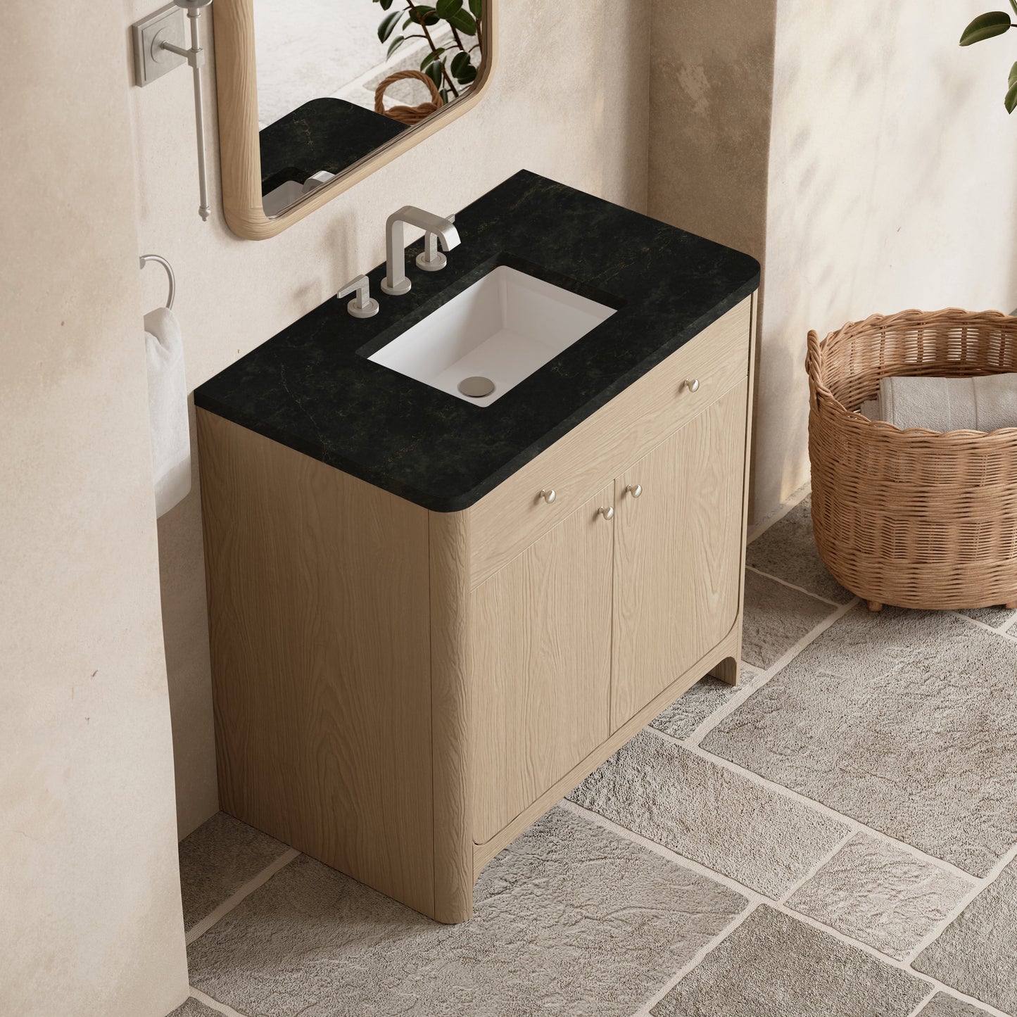 
                  
                    Gracyn 36" Single Vanity in Coastal Driftwood Single Bathroom Vanity James Martin Vanities Phantome Eclos 
                  
                