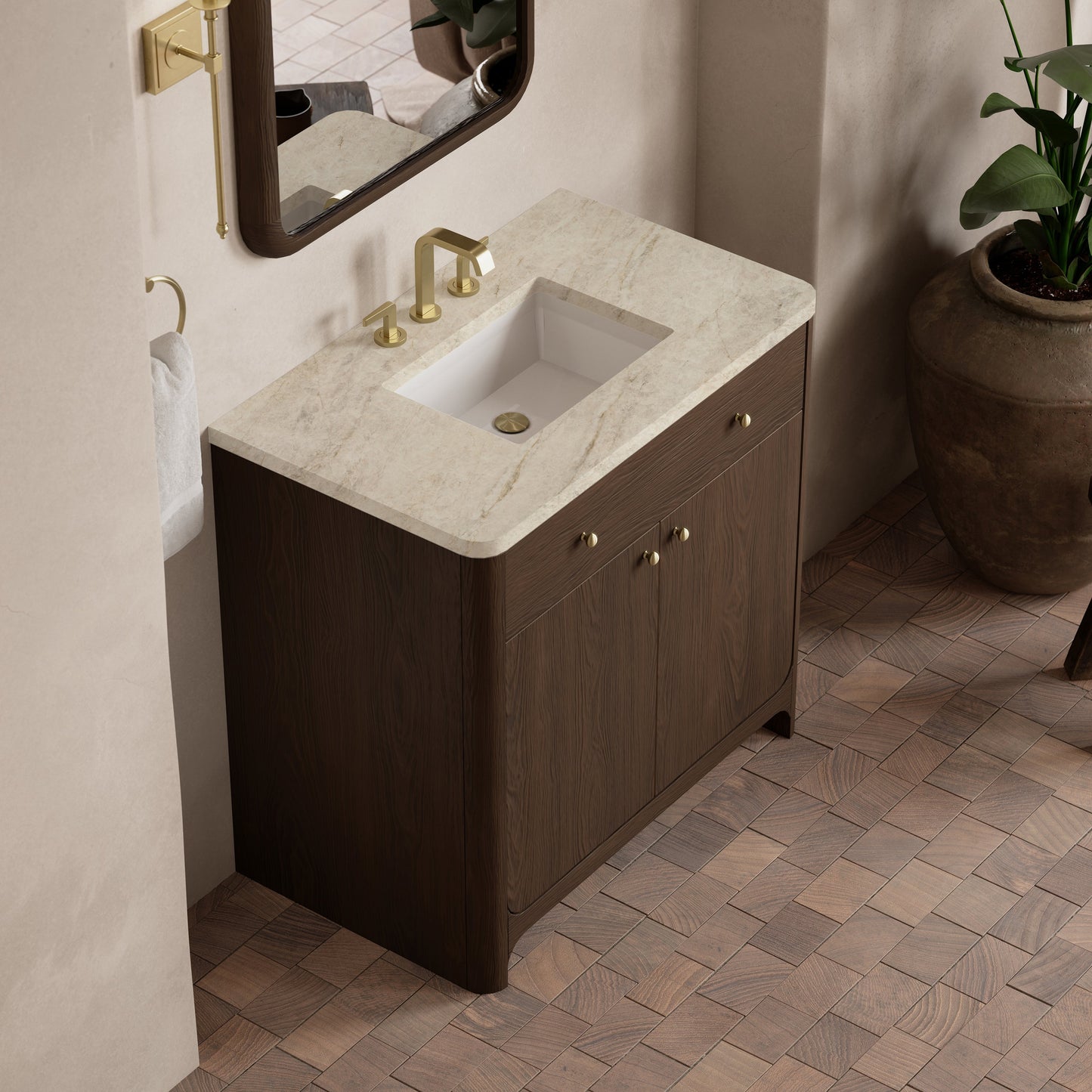 
                  
                    Gracyn 36" Single Vanity in Sable Single Bathroom Vanity James Martin Vanities Tajnar Eclos 
                  
                