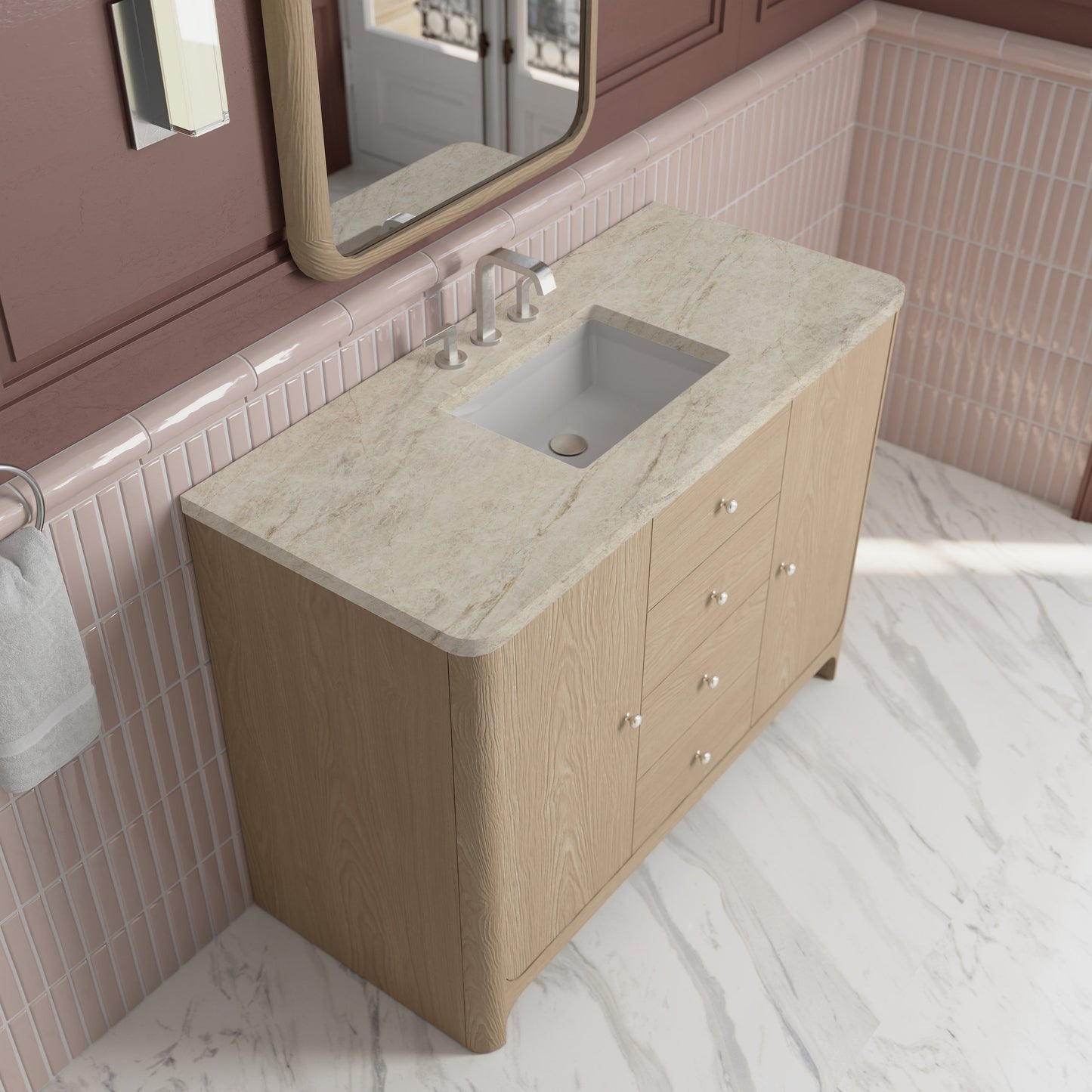 
                  
                    Gracyn 48" Single Vanity in Coastal Driftwood Single Bathroom Vanity James Martin Vanities Tajnar Eclos 
                  
                