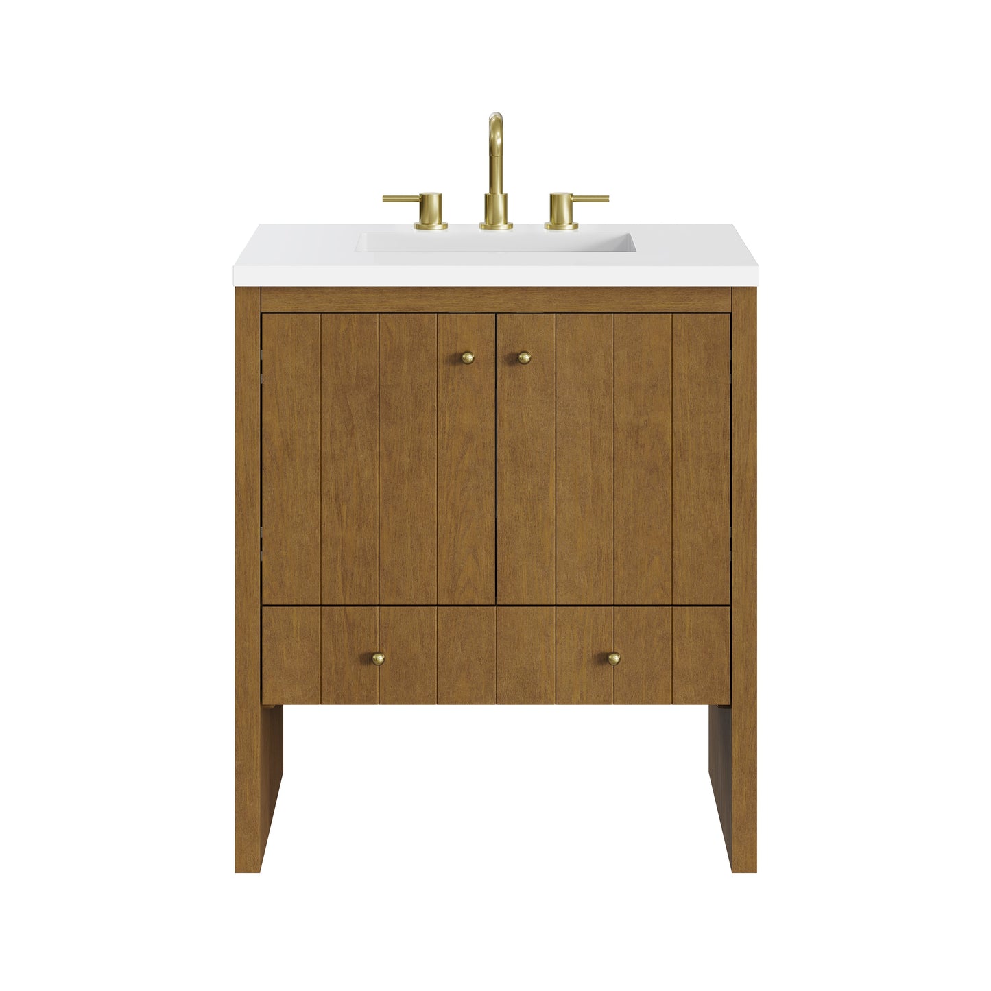 
                  
                    Hudson 30" Single Vanity in Honey Oak Single Bathroom Vanity James Martin Vanities 
                  
                