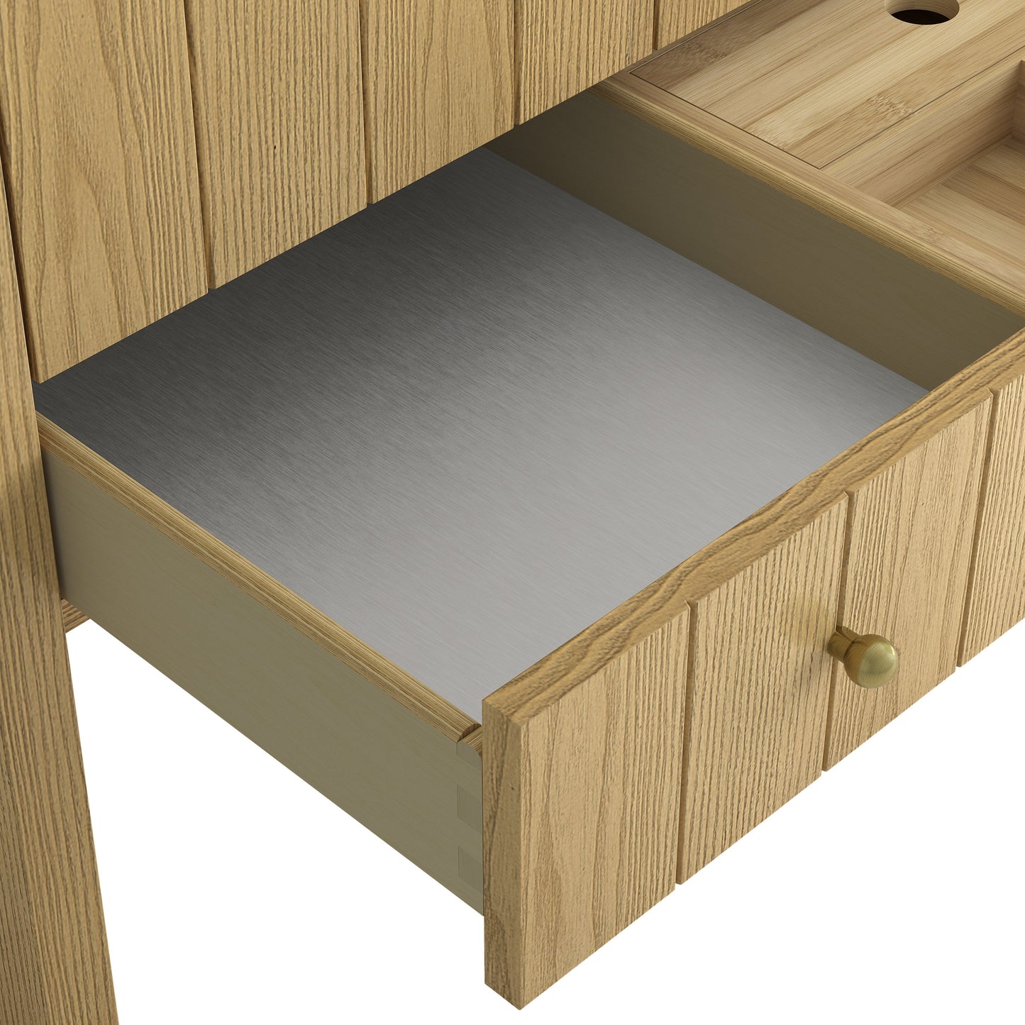 
                  
                    Hudson 30" Single Vanity in Light Natural Oak Single Bathroom Vanity James Martin Vanities 
                  
                