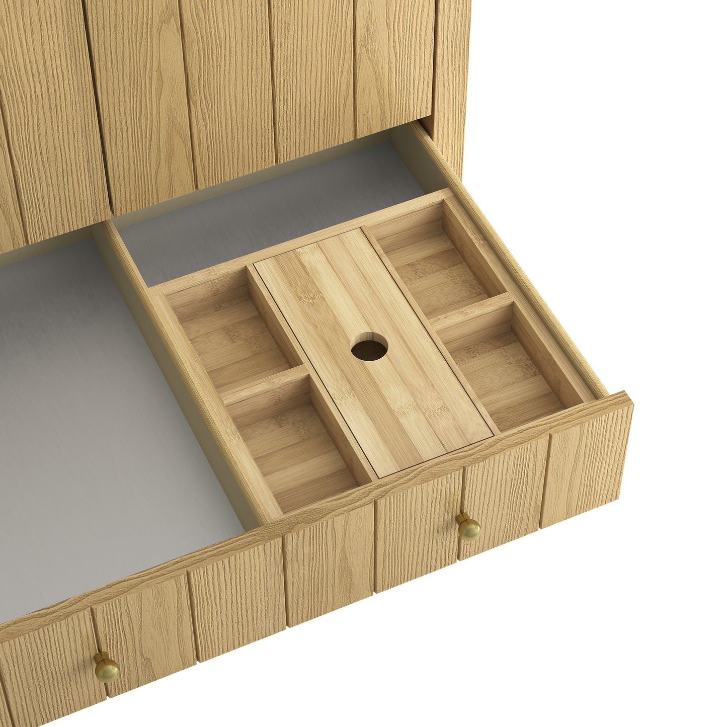 
                  
                    Hudson 30" Single Vanity in Light Natural Oak Single Bathroom Vanity James Martin Vanities 
                  
                