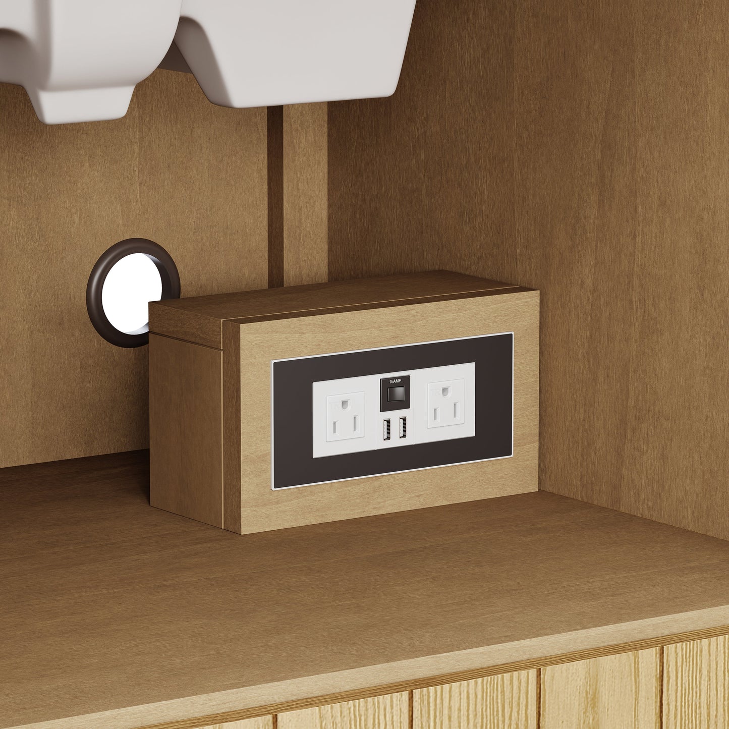 
                  
                    Hudson 30" Single Vanity in Light Natural Oak Single Bathroom Vanity James Martin Vanities 
                  
                