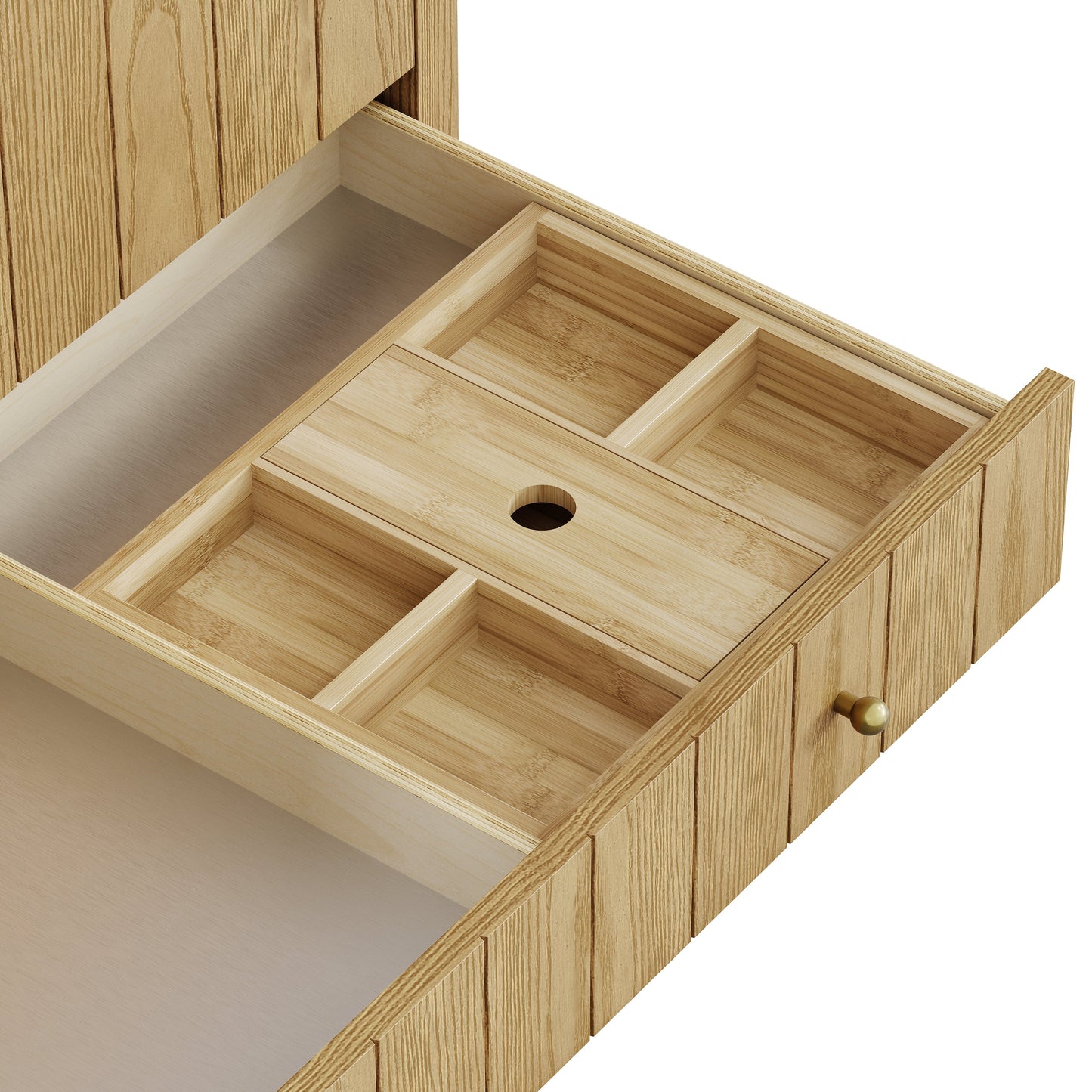 
                  
                    Hudson 36" Single Vanity in Light Natural Oak Single Bathroom Vanity James Martin Vanities 
                  
                