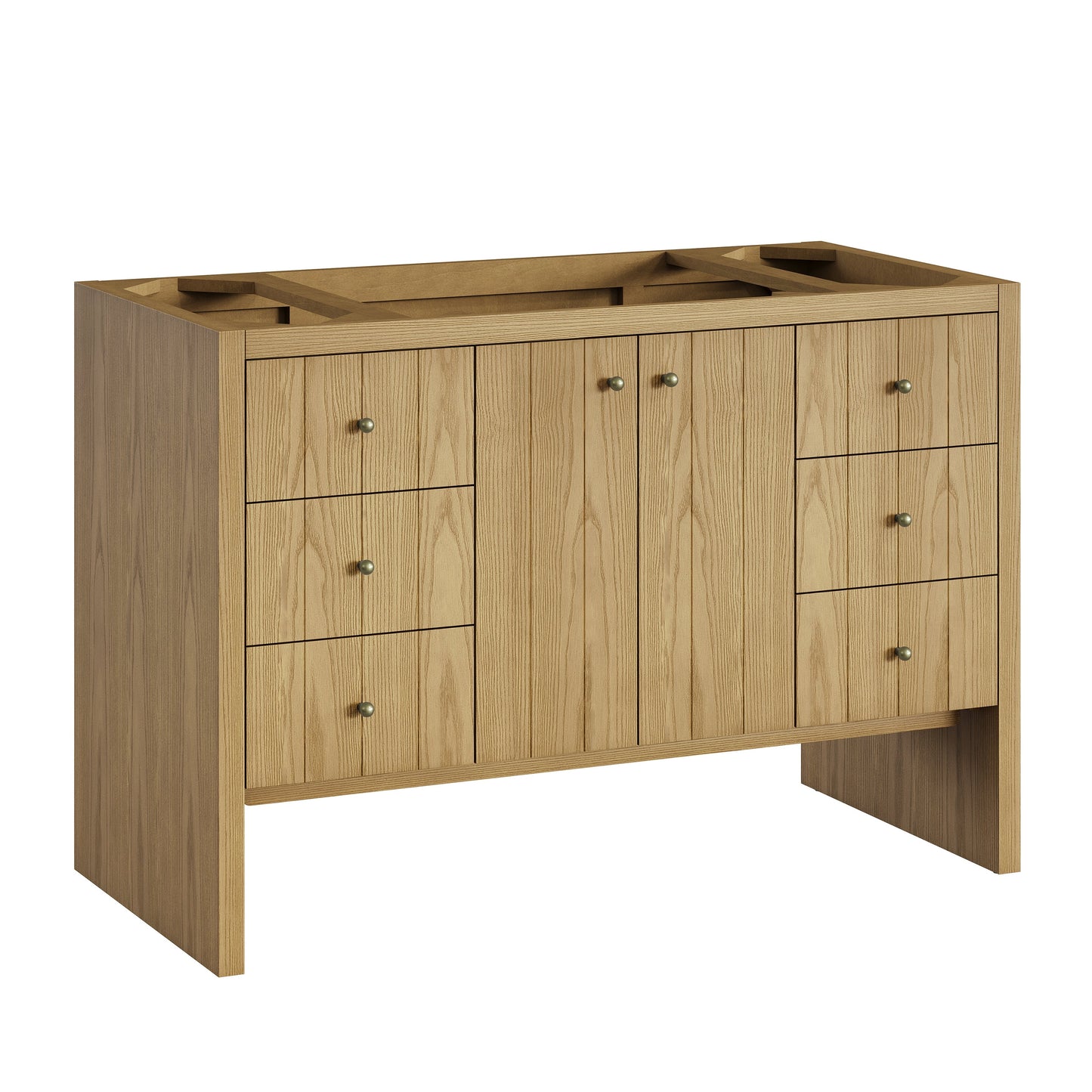 
                  
                    Hudson 48" Single Vanity in Light Natural Oak Single Bathroom Vanity James Martin Vanities 
                  
                