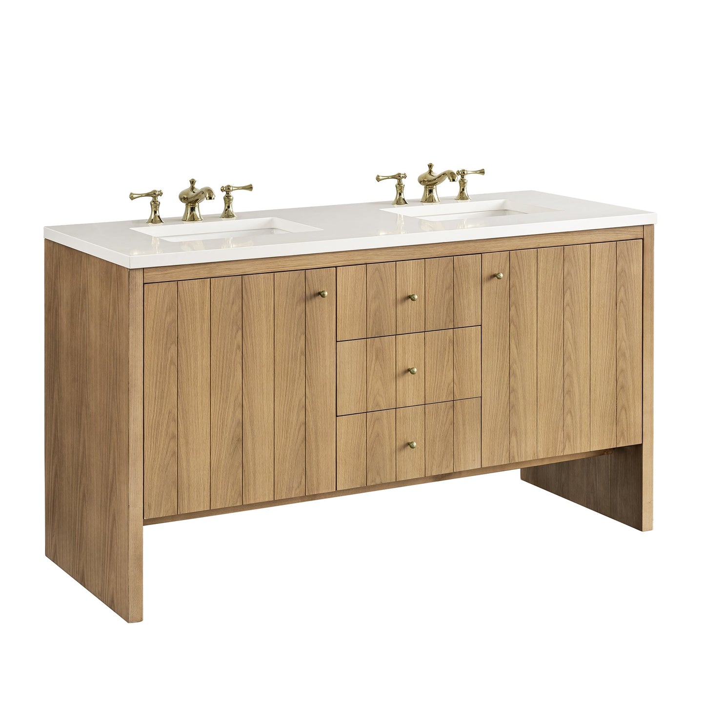 
                  
                    Hudson 60" Double Vanity Double Bathroom Vanity James Martin Vanities 
                  
                