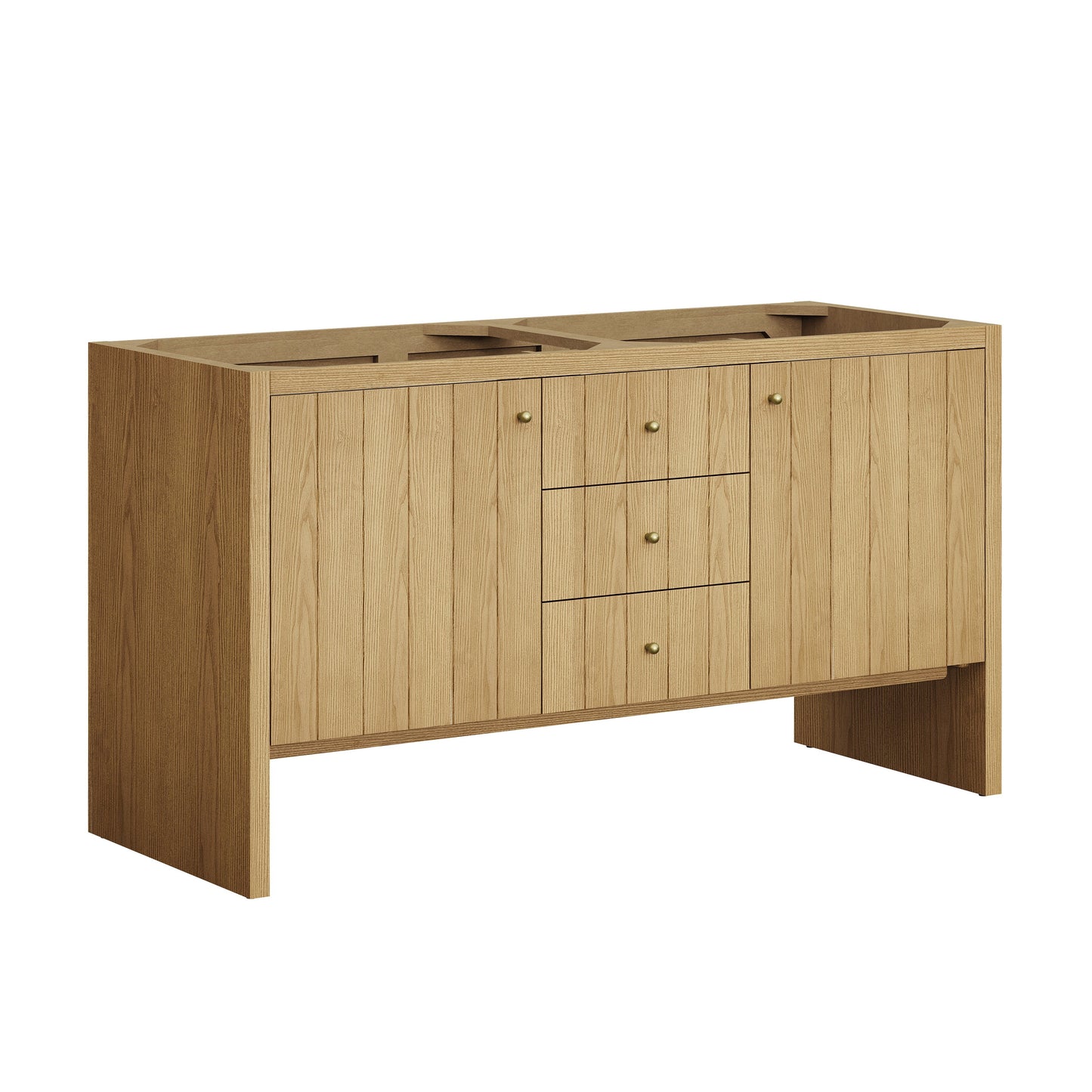 
                  
                    Hudson 60" Double Vanity in Light Natural Oak Double Bathroom Vanity James Martin Vanities 
                  
                