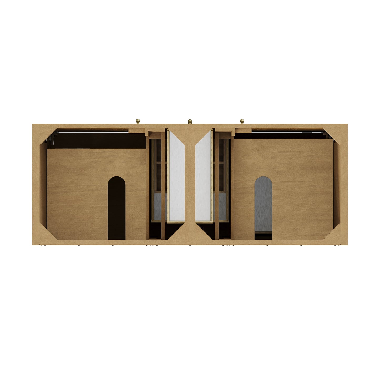 
                  
                    Hudson 60" Double Vanity in Light Natural Oak Double Bathroom Vanity James Martin Vanities 
                  
                