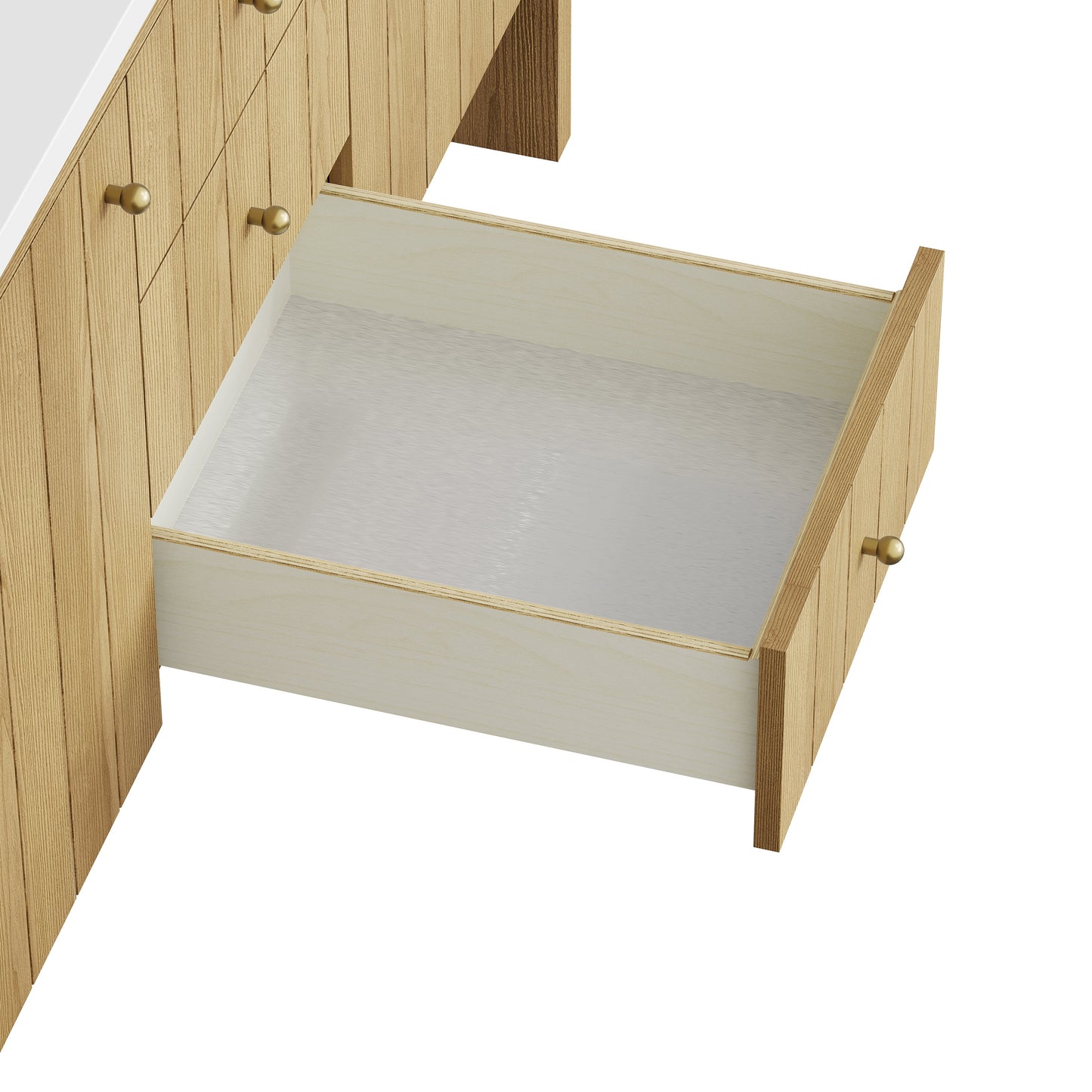 
                  
                    Hudson 60" Double Vanity in Light Natural Oak Double Bathroom Vanity James Martin Vanities 
                  
                