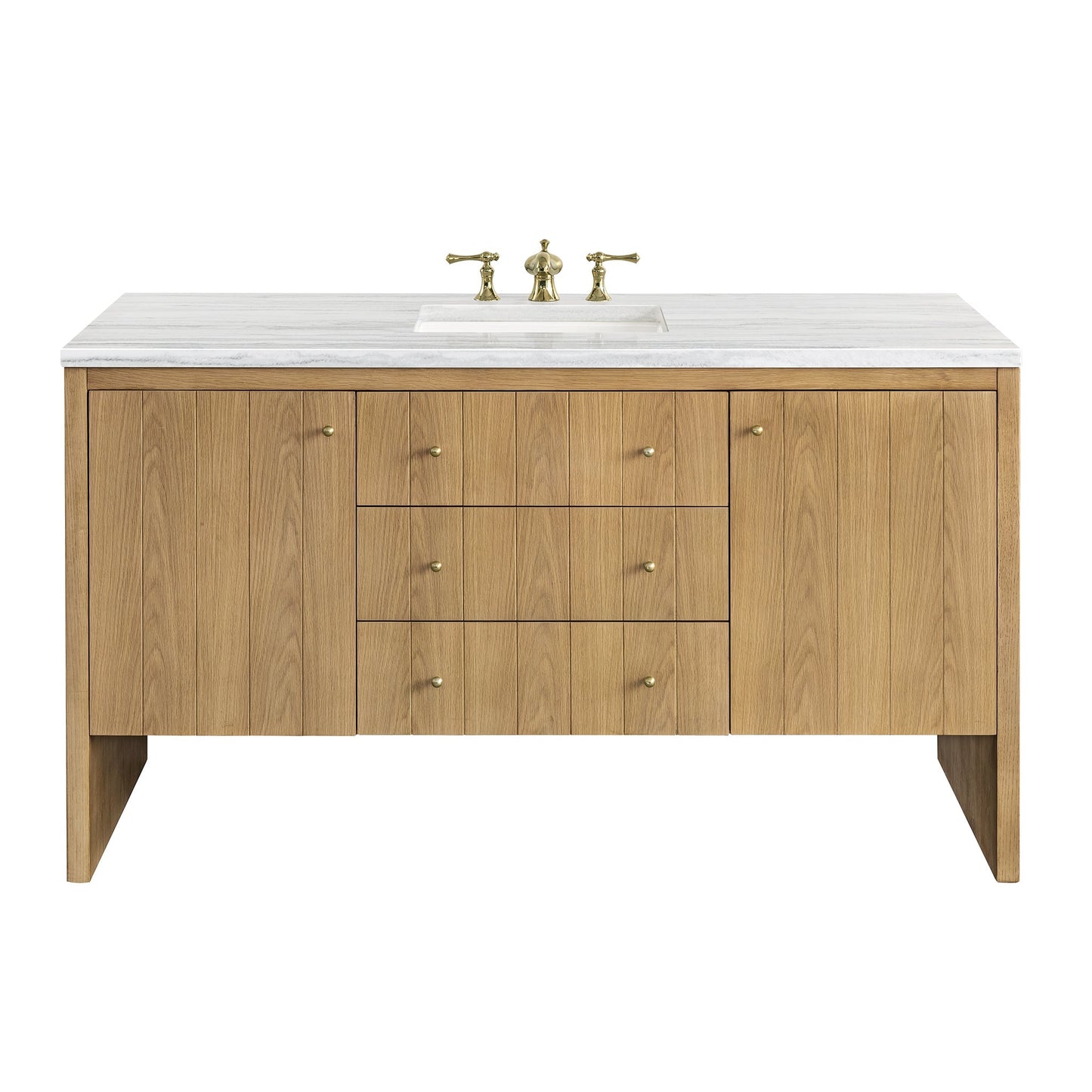 
                  
                    Hudson 60" Single Vanity Double Bathroom Vanity James Martin Vanities 
                  
                