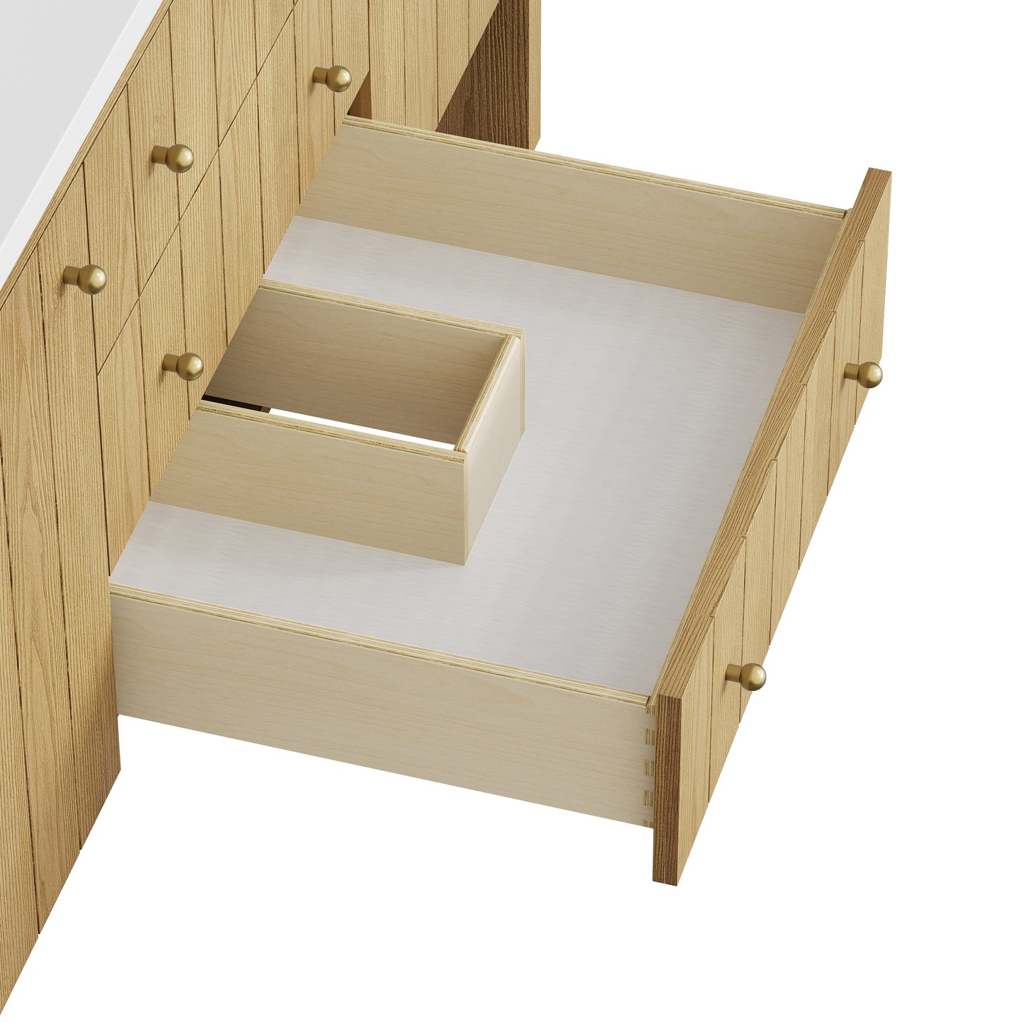 
                  
                    Hudson 60" Single Vanity in Light Natural Oak Double Bathroom Vanity James Martin Vanities 
                  
                