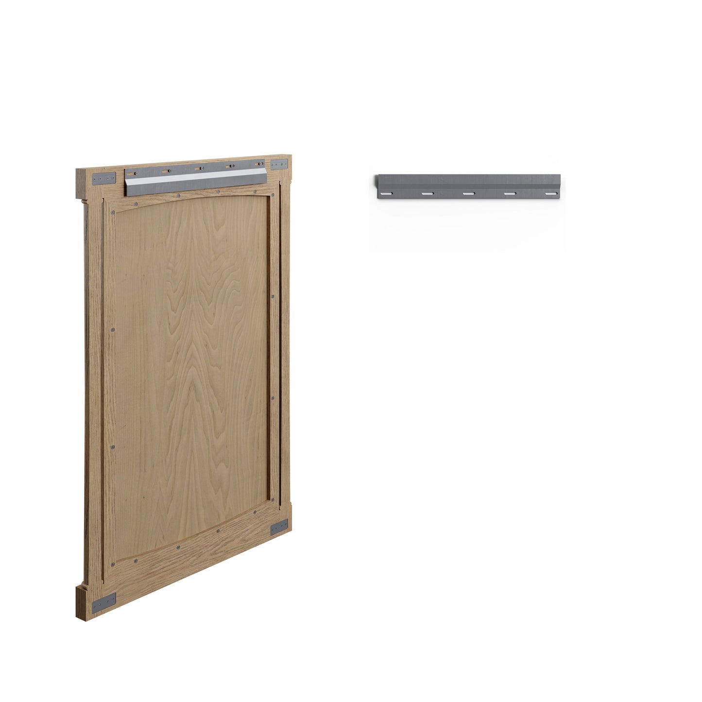 
                  
                    Kinnsden 26" Mirror in Weathered Oak Mirror James Martin Vanities 
                  
                