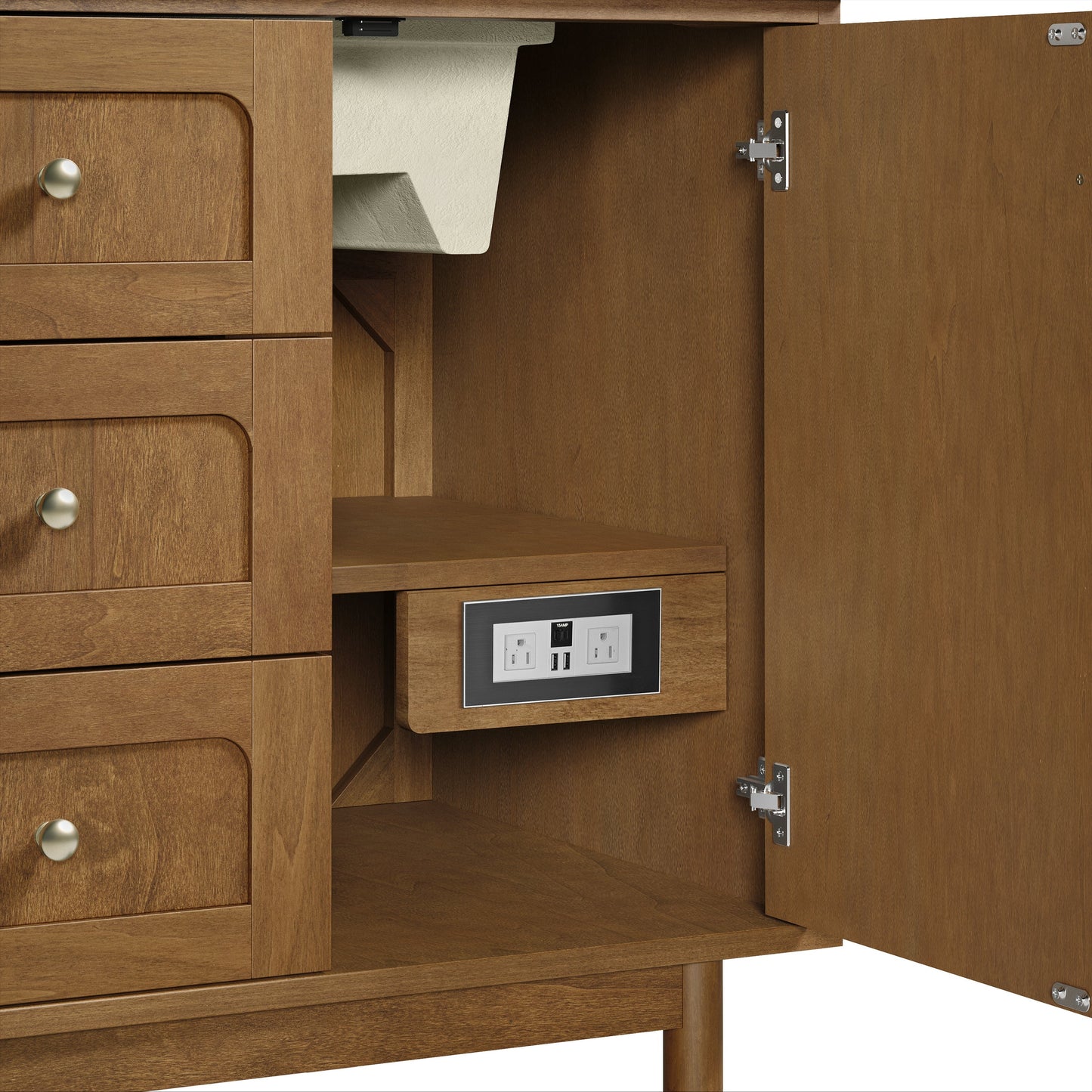 
                  
                    Laurent 60" Double Vanity in Honey Oak Double Bathroom Vanity James Martin Vanities 
                  
                