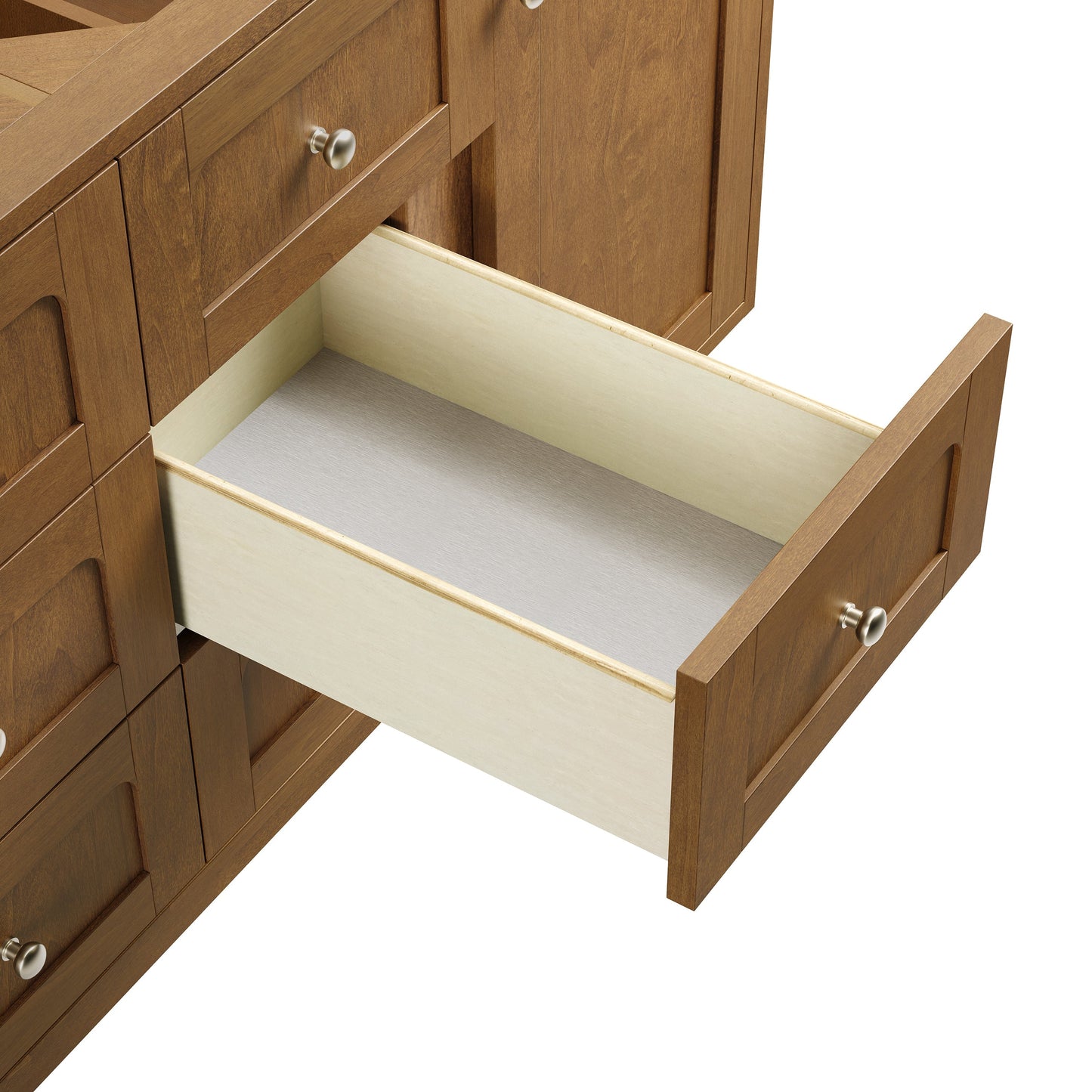 
                  
                    Laurent 60" Double Vanity in Honey Oak Double Bathroom Vanity James Martin Vanities 
                  
                