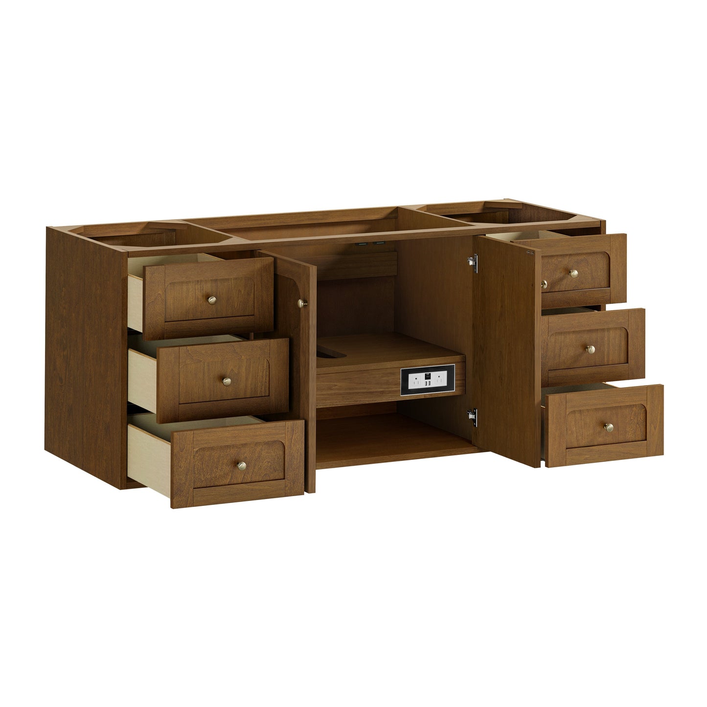 
                  
                    Laurent 60" Single Vanity in Honey Oak Single Bathroom Vanity James Martin Vanities 
                  
                