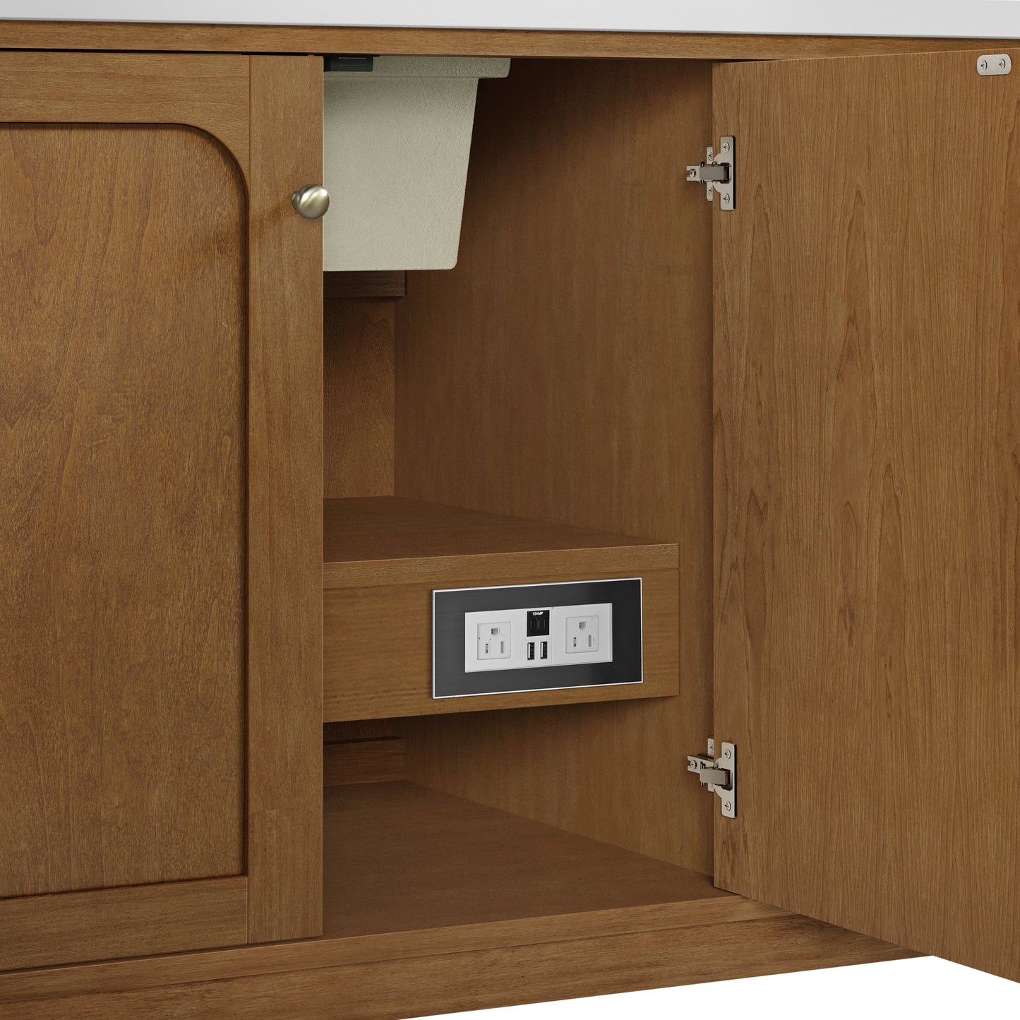 
                  
                    Laurent 60" Single Vanity in Honey Oak Single Bathroom Vanity James Martin Vanities 
                  
                