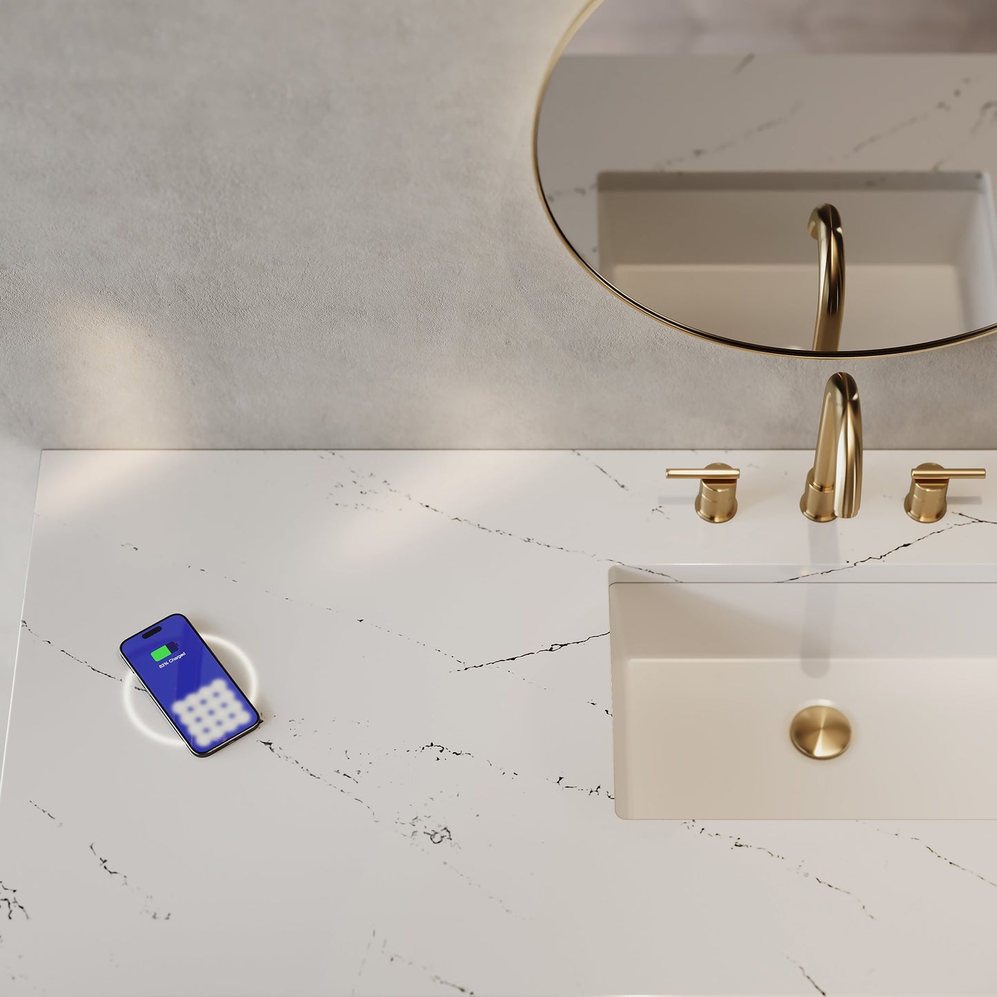 
                  
                    Laurent 60" Single Vanity in Light Natural Oak Single Bathroom Vanity James Martin Vanities FreePower-Enabled Ethereal Noctis Silestone 
                  
                