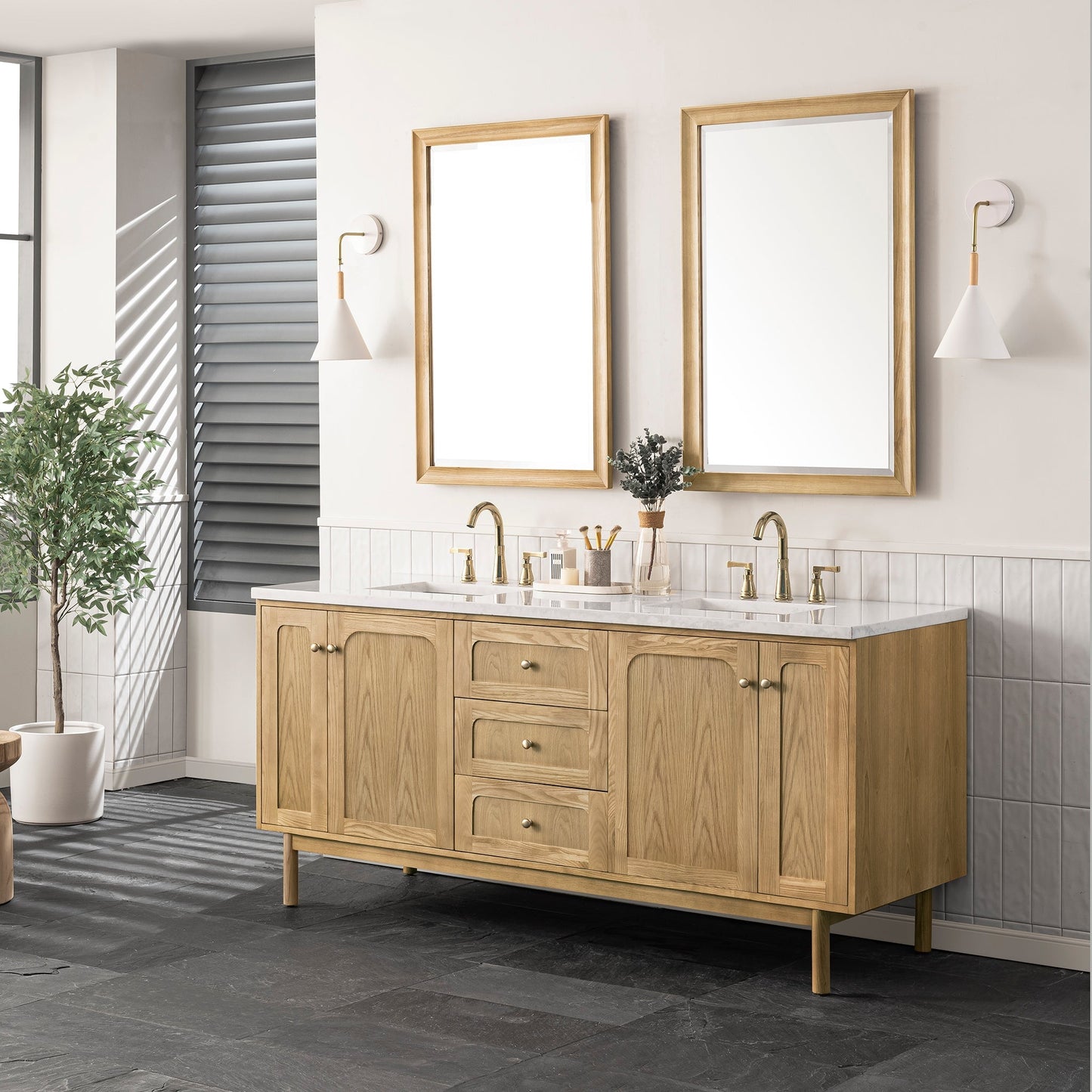 
                  
                    Laurent 72" Double Vanity Double Bathroom Vanity James Martin Vanities 
                  
                