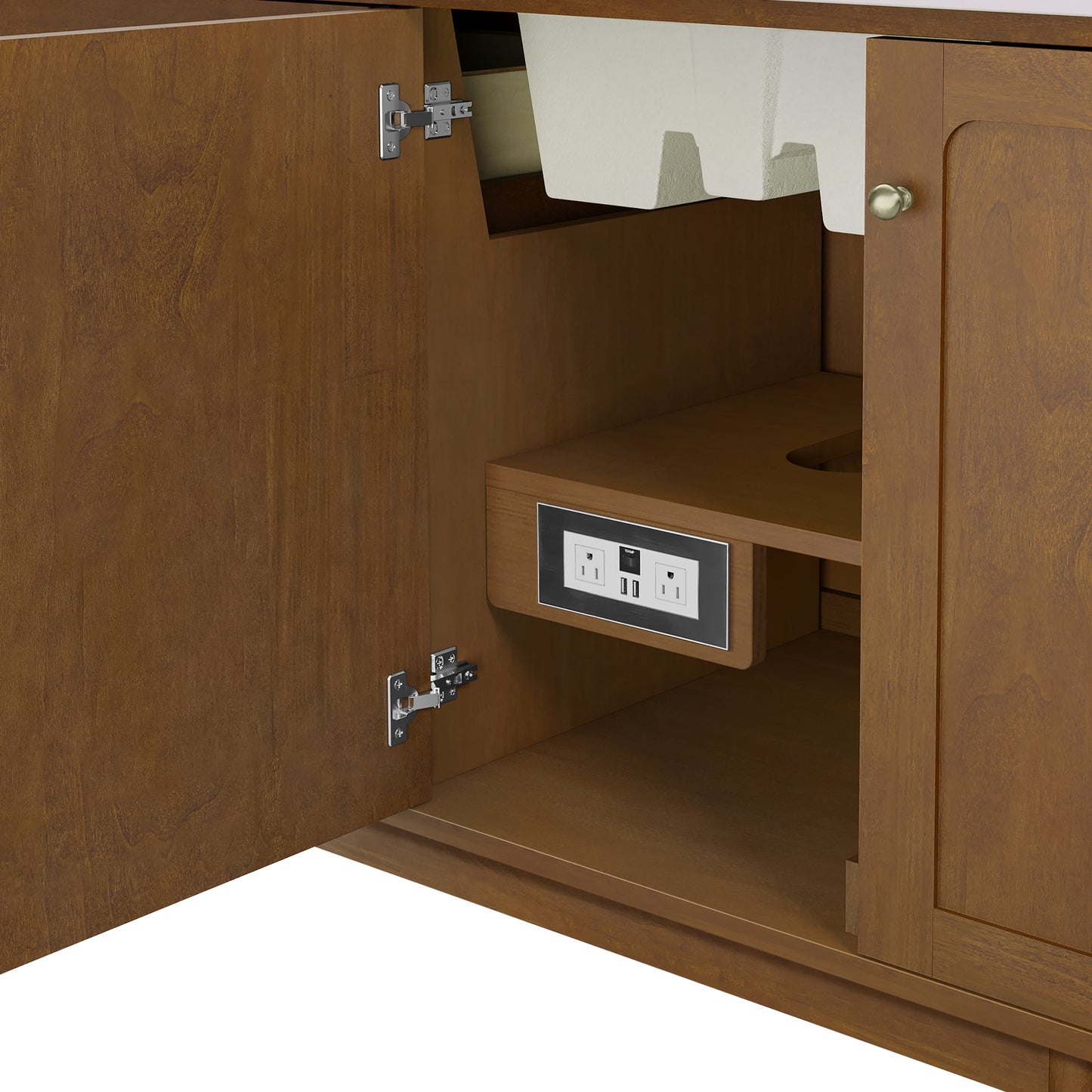 
                  
                    Laurent 72" Double Vanity in Honey Oak Double Bathroom Vanity James Martin Vanities 
                  
                