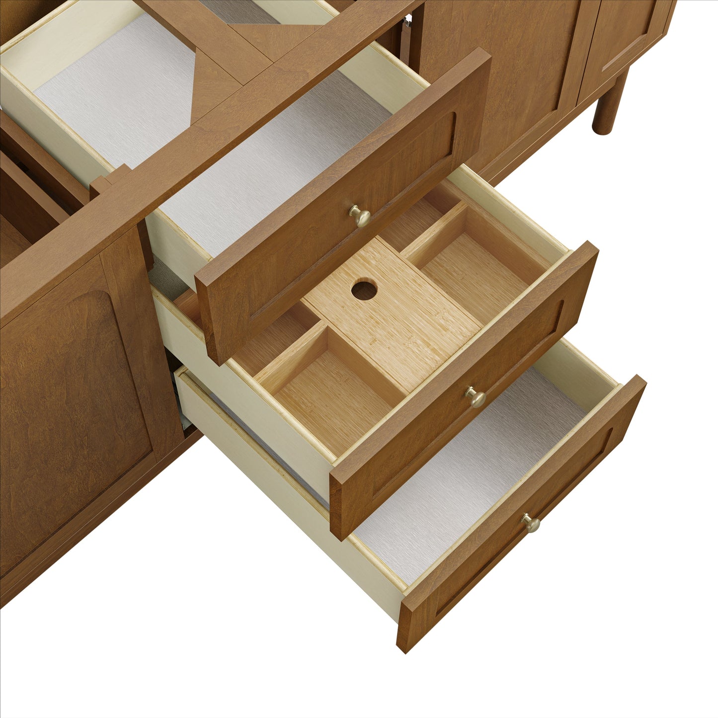 
                  
                    Laurent 72" Double Vanity in Honey Oak Double Bathroom Vanity James Martin Vanities 
                  
                