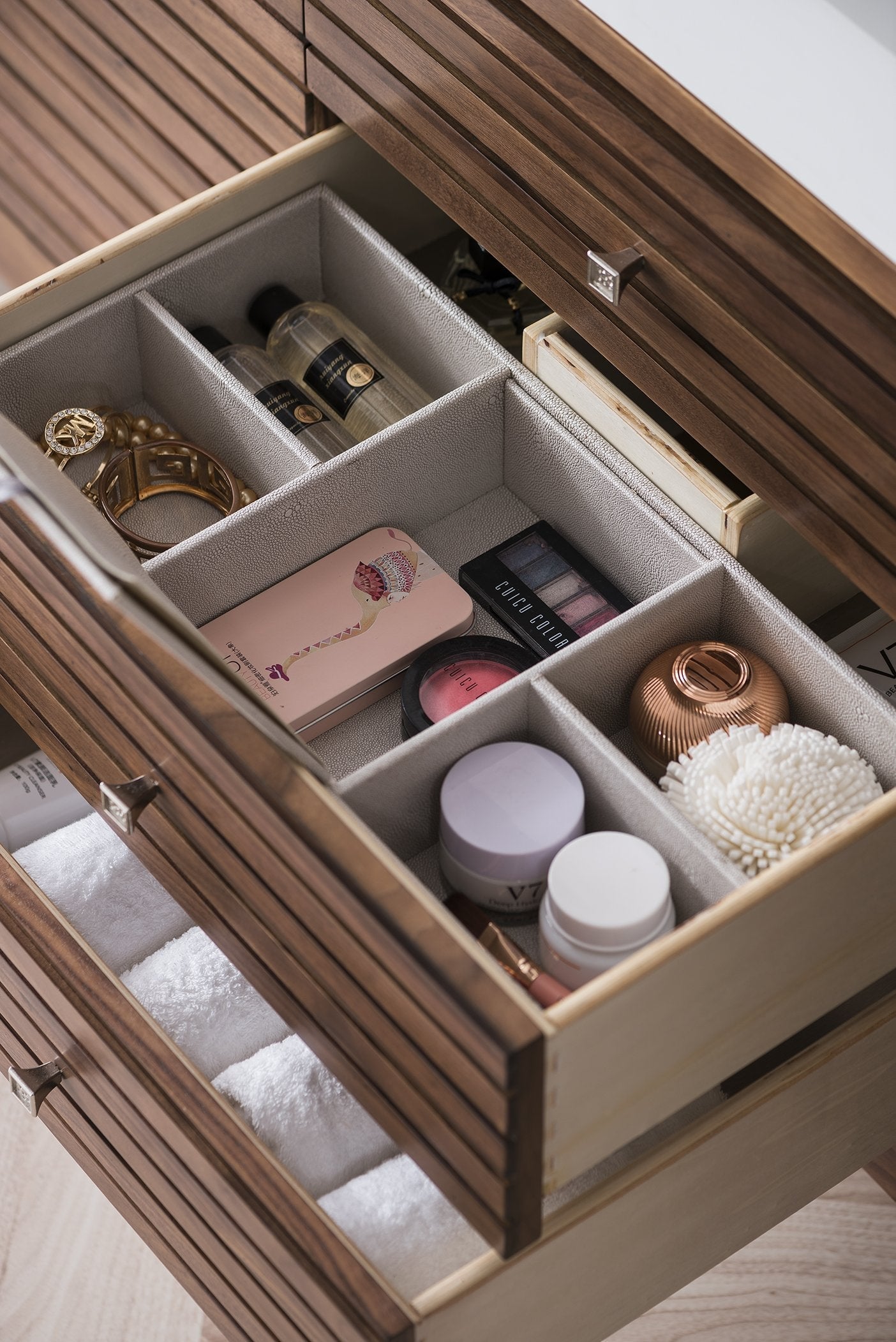 
                  
                    Linear 72" Single Bathroom Vanity in Mid-Century Walnut Single Bathroom Vanity James Martin Vanities 
                  
                