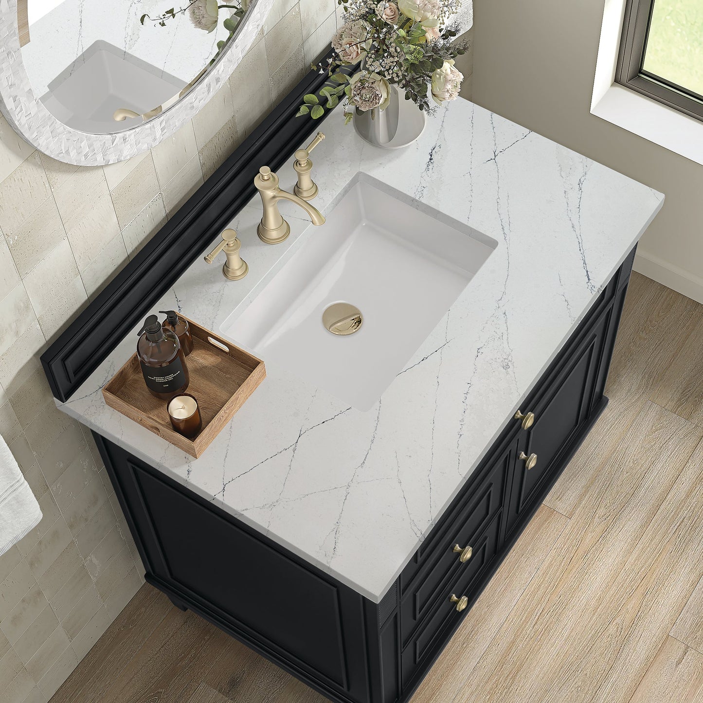 
                  
                    Lorelai 36" Single Vanity in Black Onyx James Martin Vanities 
                  
                