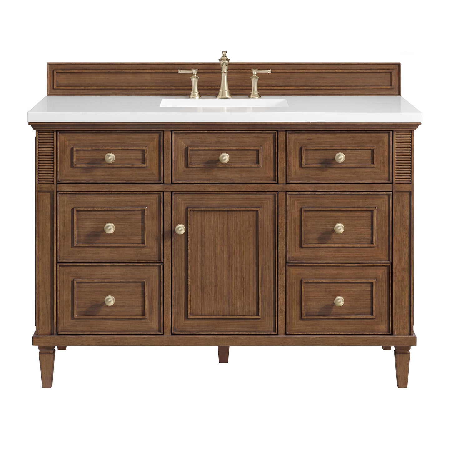 
                  
                    Lorelai 48" Single Vanity in Mid-Century Walnut James Martin Vanities 
                  
                