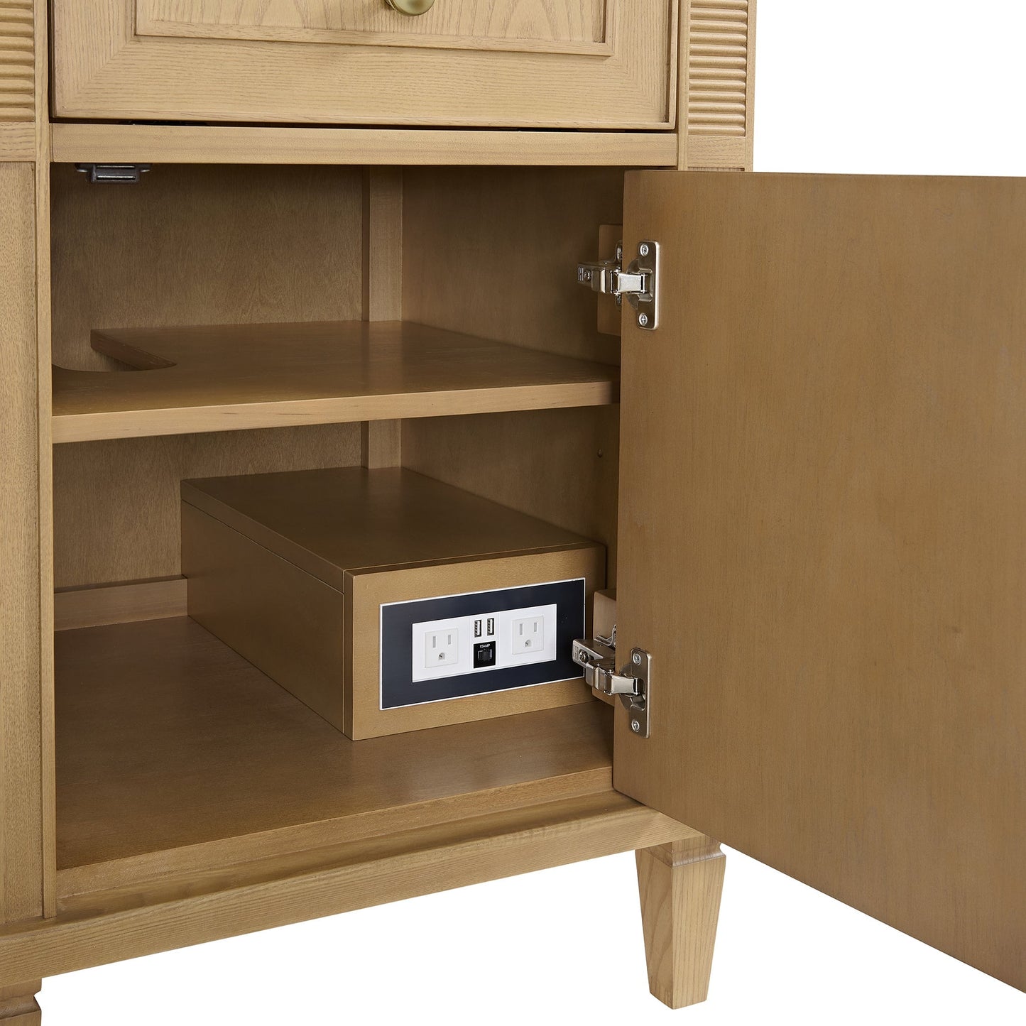 
                  
                    Lorelai 60" Double Vanity in Light Natural Oak James Martin Vanities 
                  
                