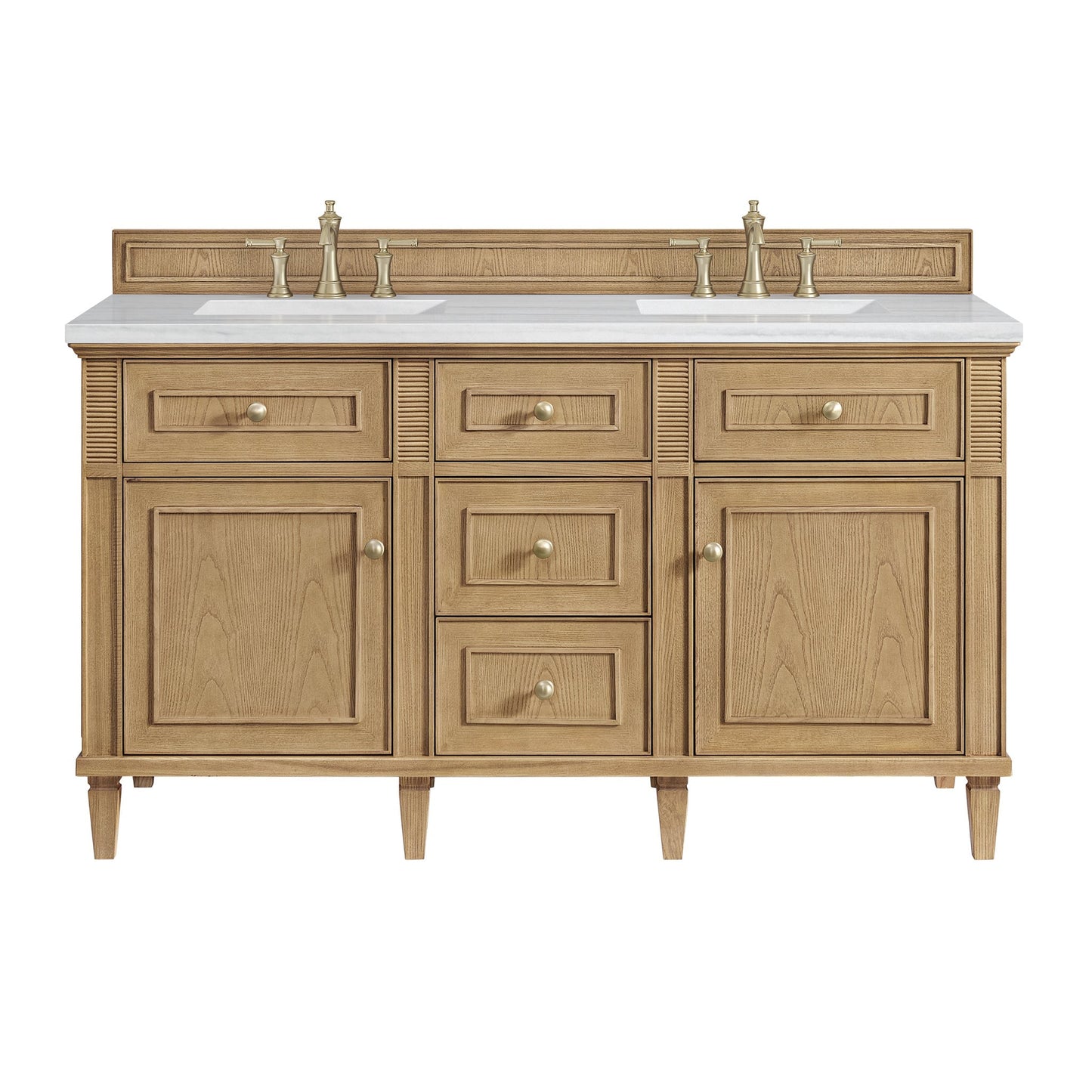 
                  
                    Lorelai 60" Double Vanity in Light Natural Oak James Martin Vanities 
                  
                