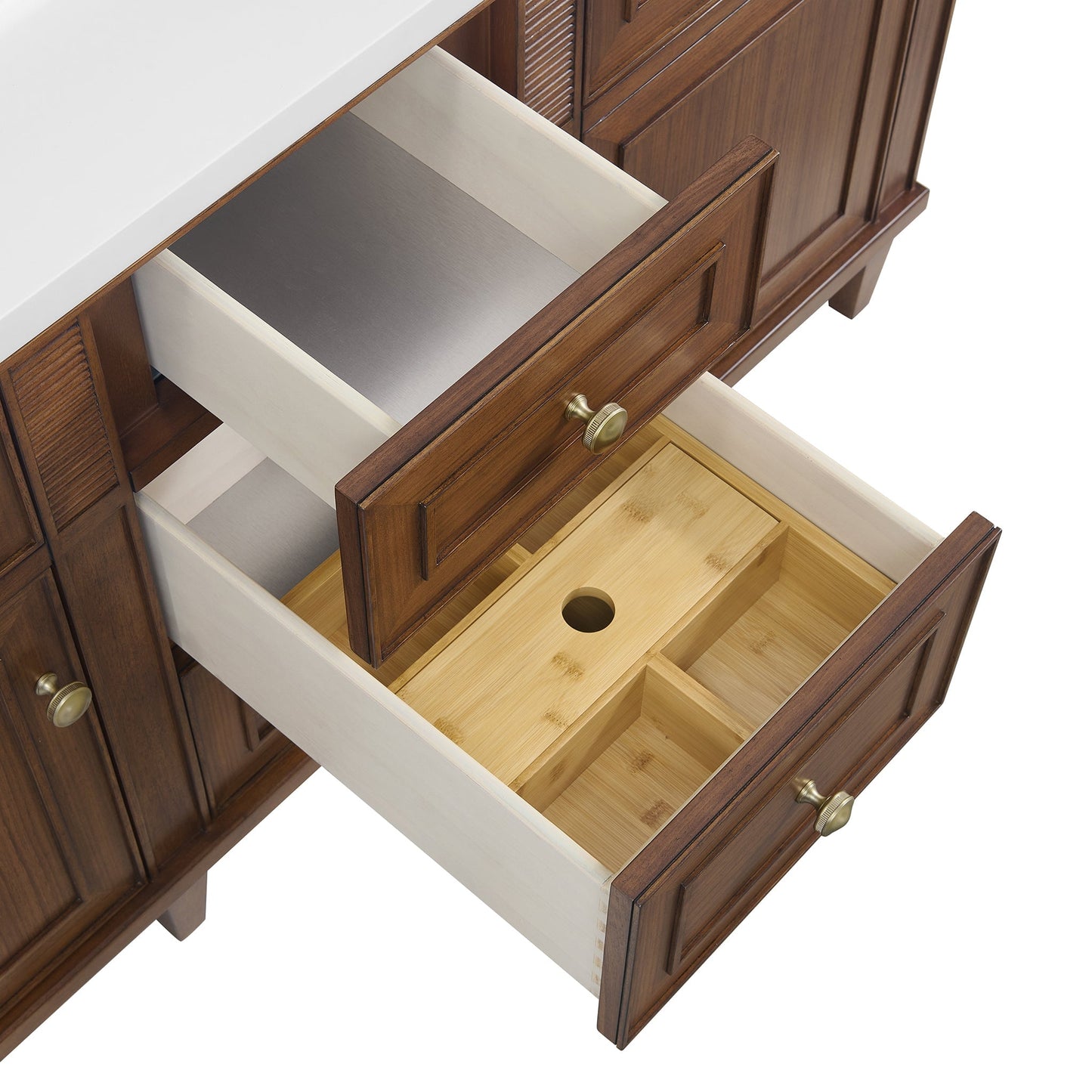 
                  
                    Lorelai 60" Double Vanity in Mid-Century Walnut James Martin Vanities 
                  
                