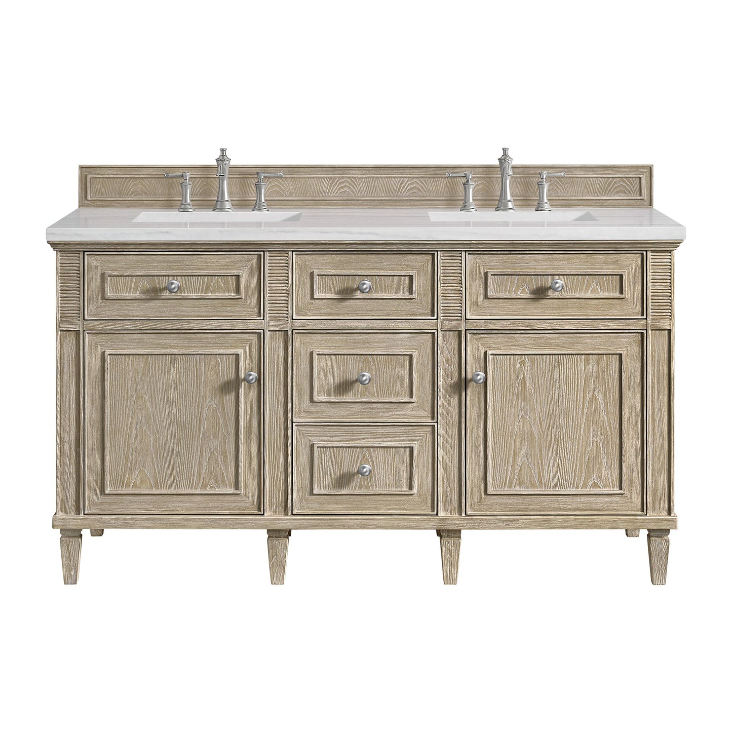 
                  
                    Lorelai 60" Double Vanity in Whitewashed Oak James Martin Vanities 
                  
                