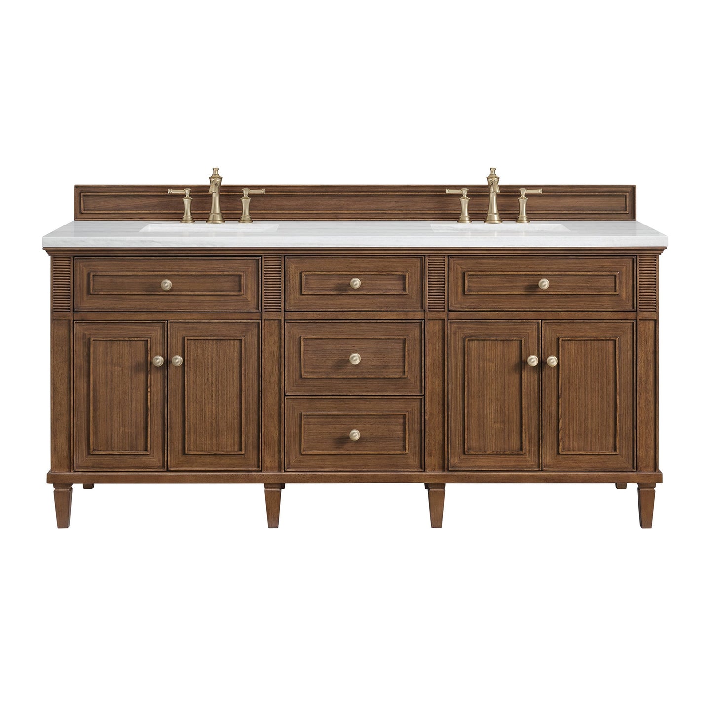 
                  
                    Lorelai 72" Double Vanity in Mid-Century Walnut James Martin Vanities 
                  
                