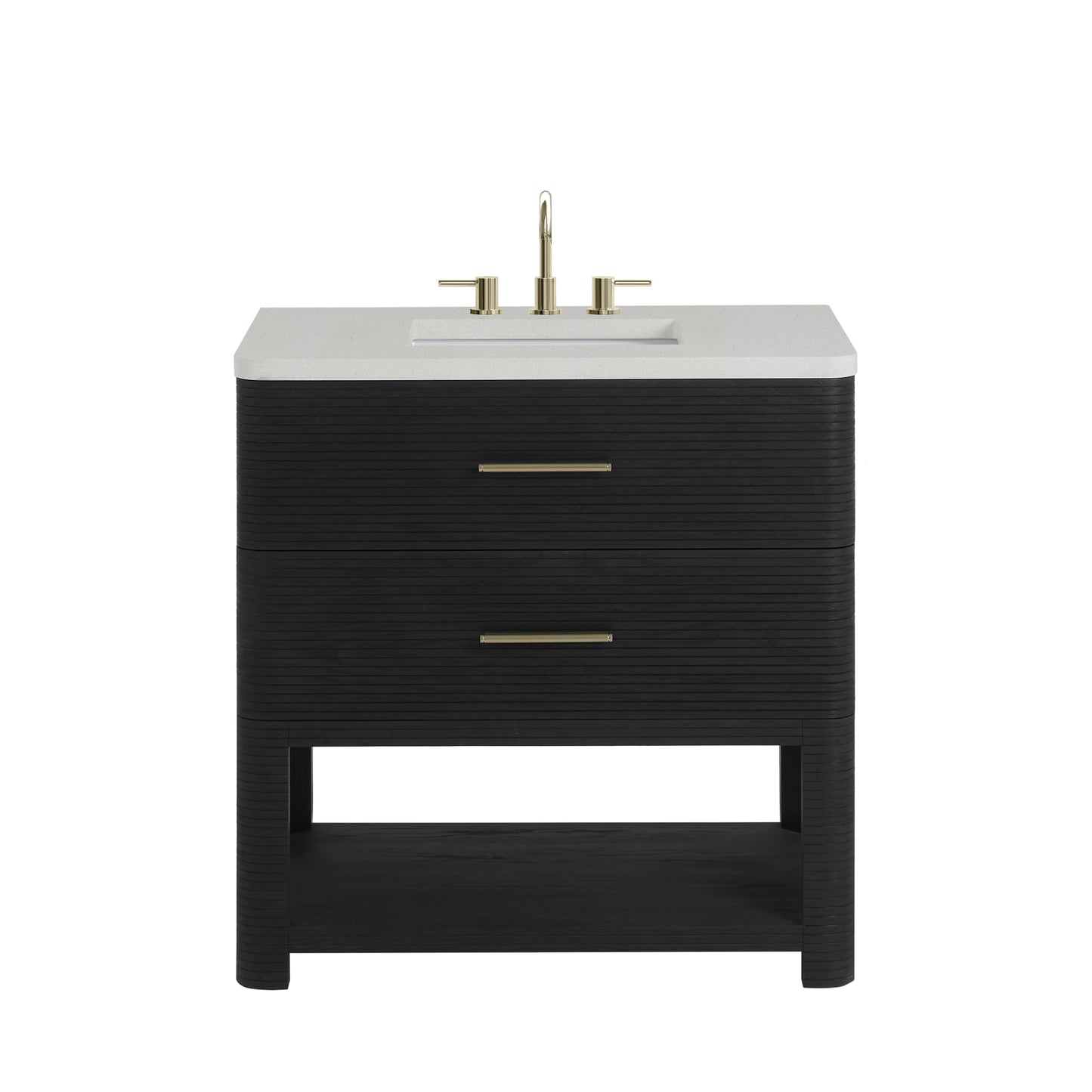 
                  
                    Lucian 36" Single Vanity in Carbon Oak Single Bathroom Vanity James Martin Vanities 
                  
                