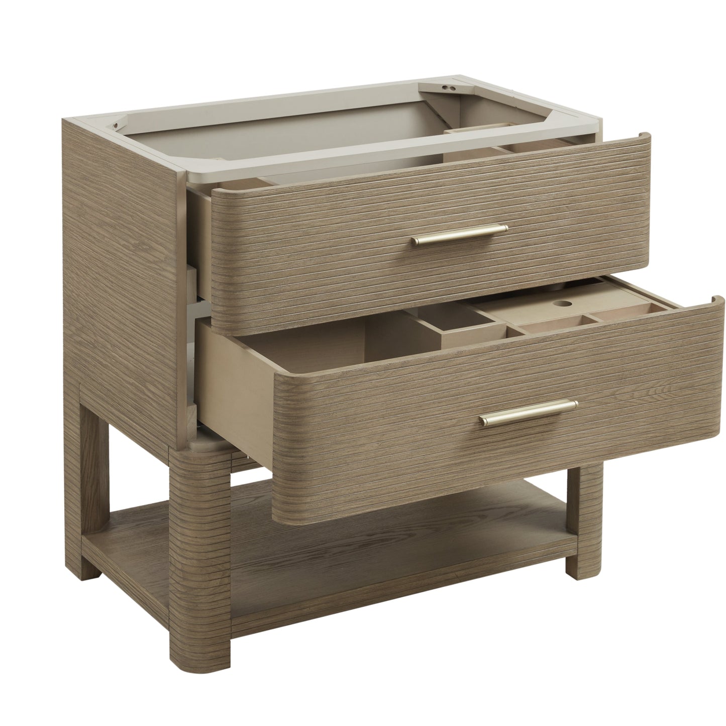 
                  
                    Lucian 36" Single Vanity in Pebble Oak Single Bathroom Vanity James Martin Vanities 
                  
                