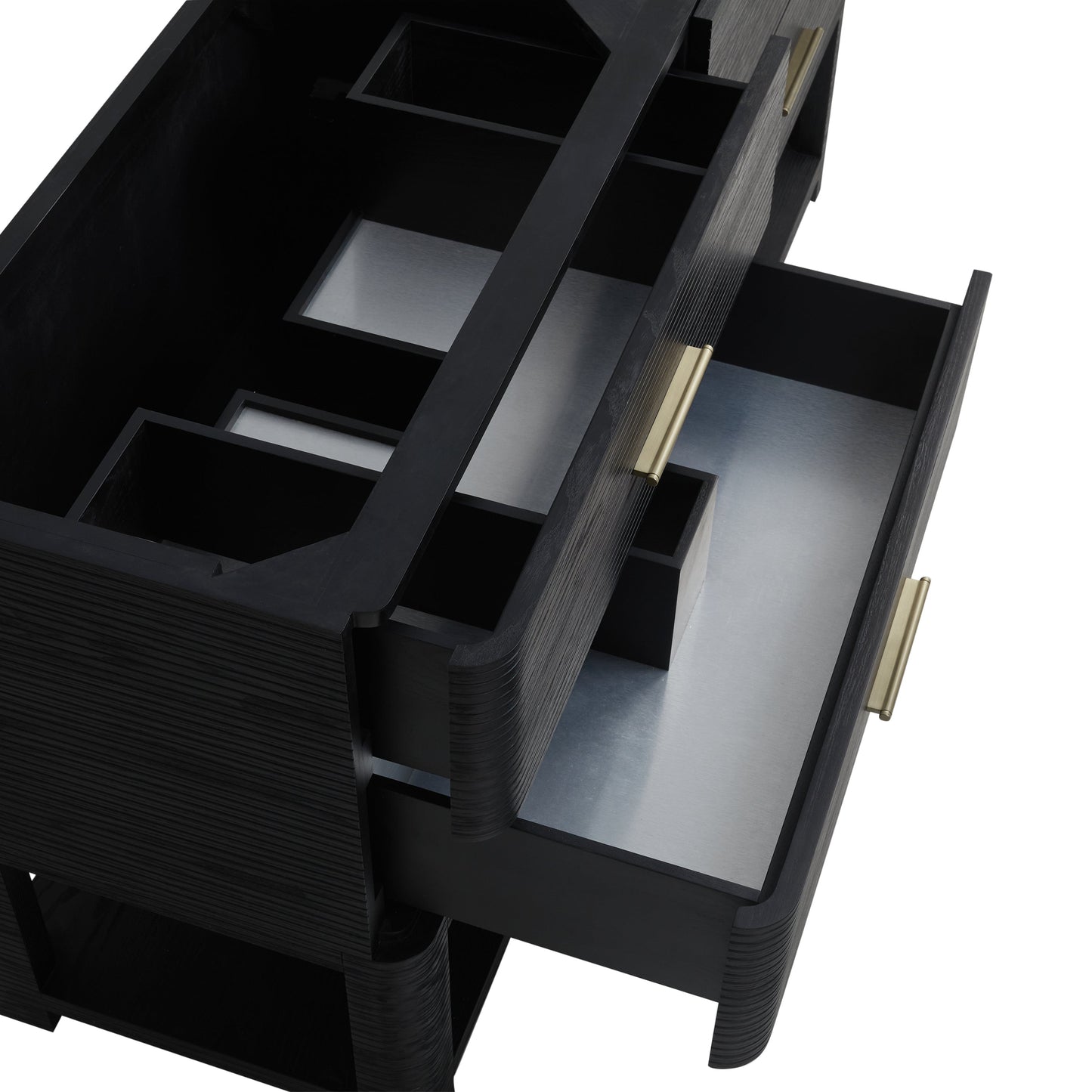 
                  
                    Lucian 72" Double Vanity in Carbon Oak Double bathroom Vanity James Martin Vanities 
                  
                