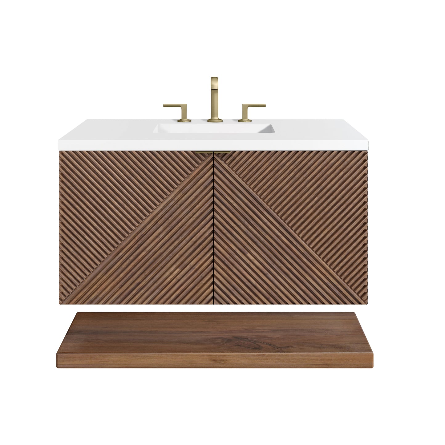 
                  
                    Marcello 36" Vanity in Chestnut Single Bathroom Vanity James Martin Vanities 
                  
                