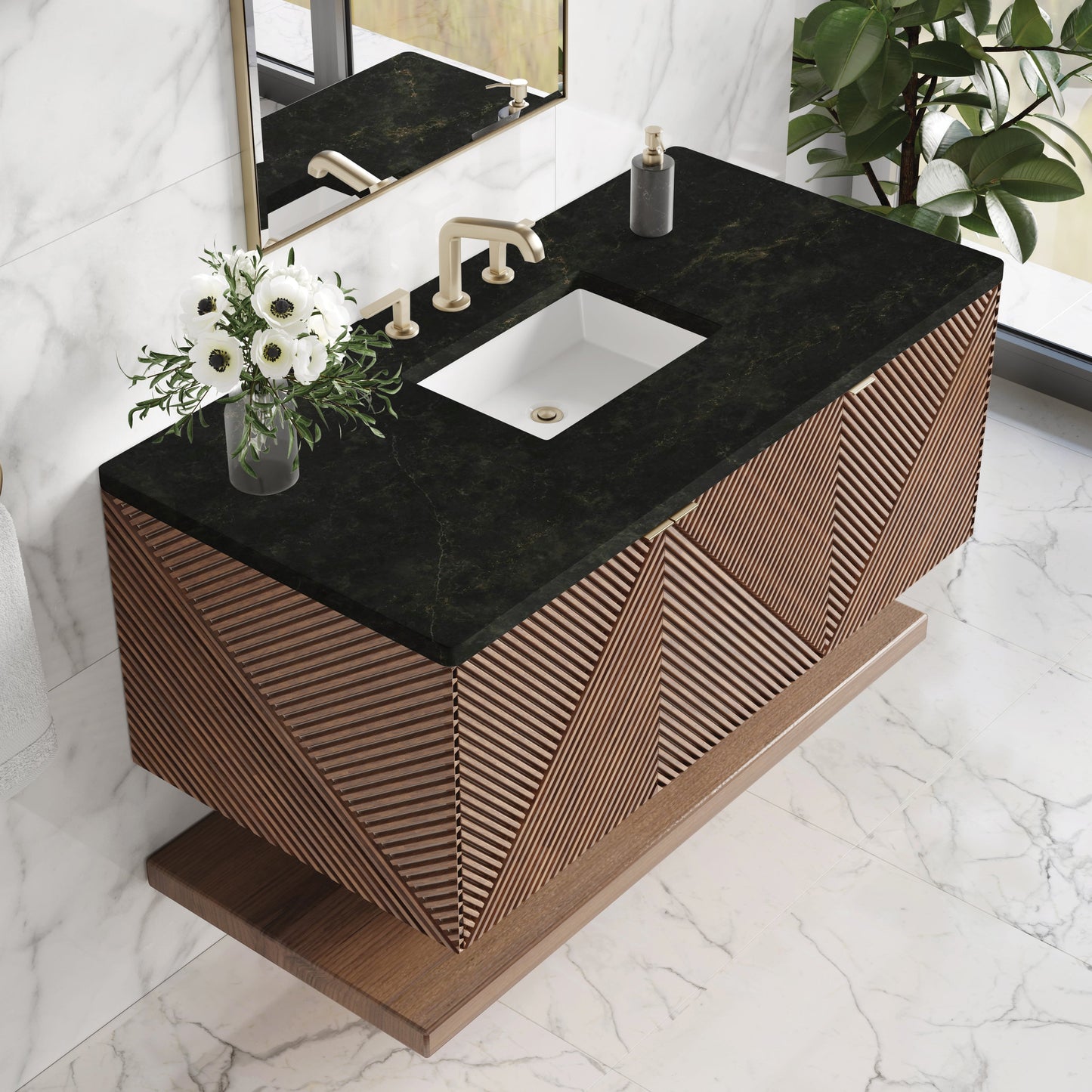
                  
                    Marcello 48" Single Vanity in Chestnut Single Bathroom Vanity James Martin Vanities Phantome Eclos 
                  
                