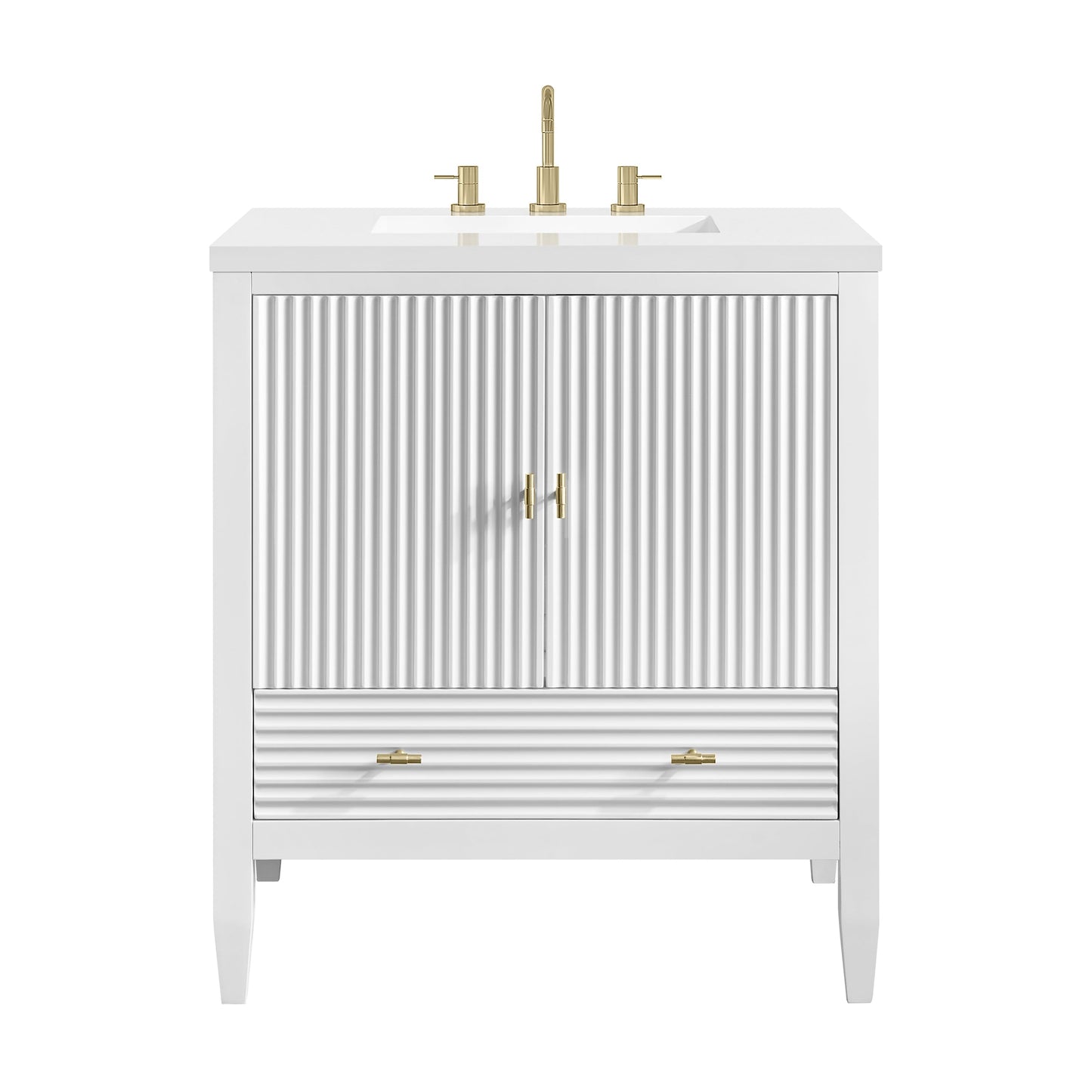 
                  
                    Myrrin 30" Single Vanity in Bright White - James Martin Vanities
                  
                