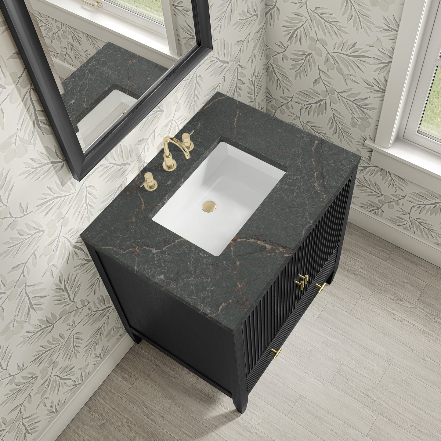 
                  
                    Myrrin 30" Single Vanity in Carbon Oak - James Martin Vanities
                  
                