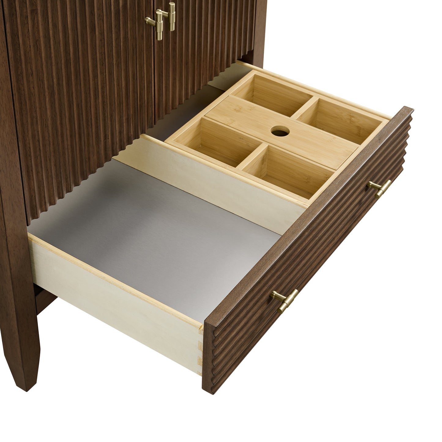 
                  
                    Myrrin 30" Single Vanity in Mid-Century Walnut Single Bathroom Vanity James Martin Vanities 
                  
                