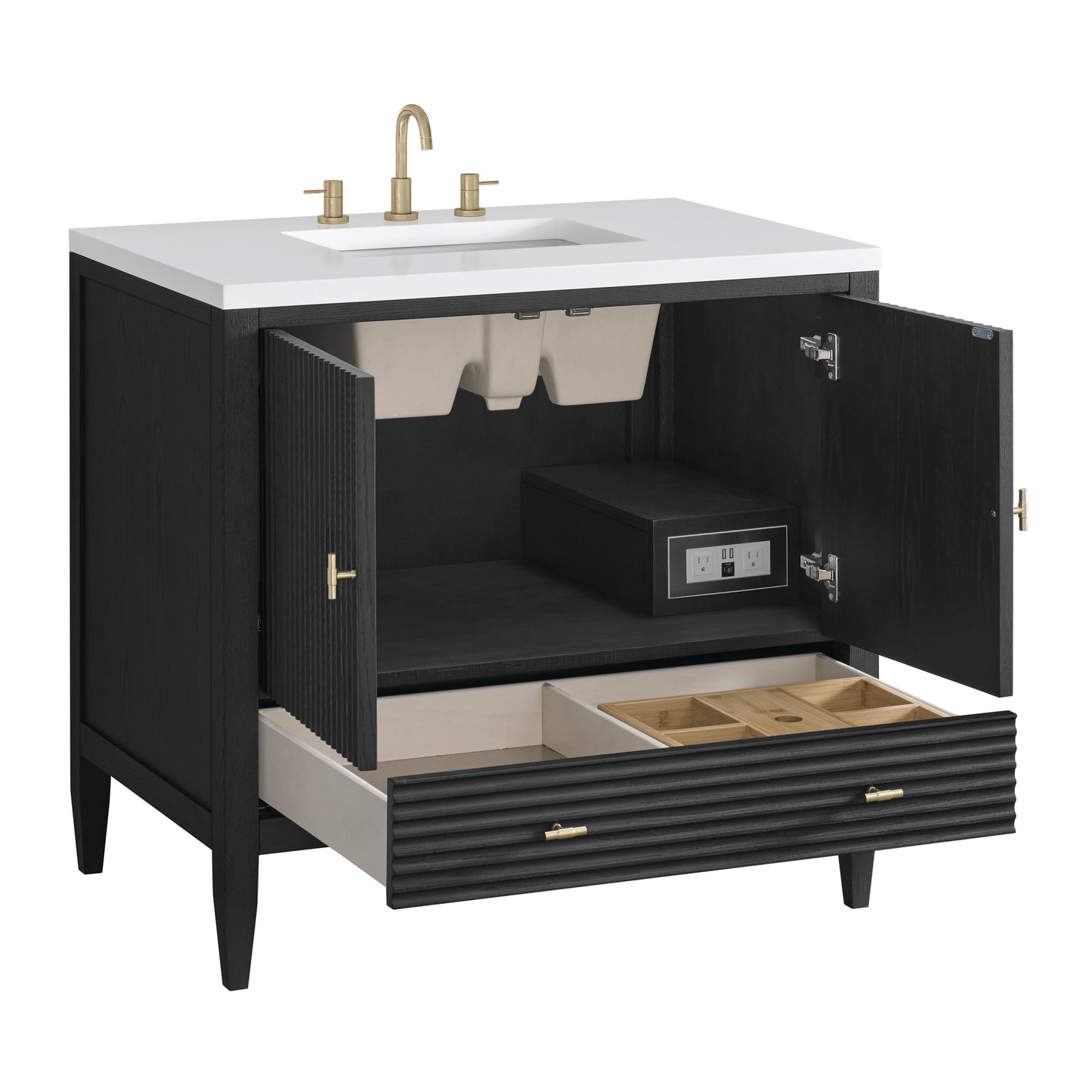 
                  
                    Myrrin 36" Single Vanity in Carbon Oak - James Martin Vanities
                  
                
