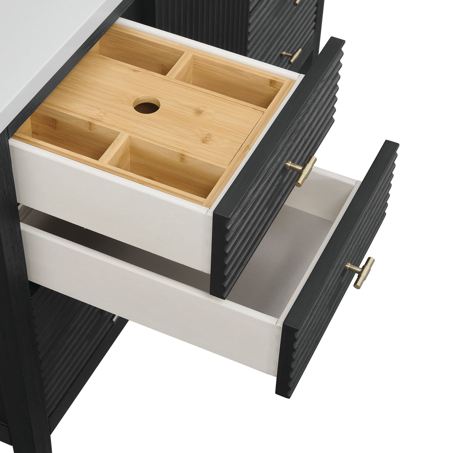 
                  
                    Myrrin 48" Single Vanity in Carbon Oak Single Bathroom Vanity James Martin Vanities 
                  
                