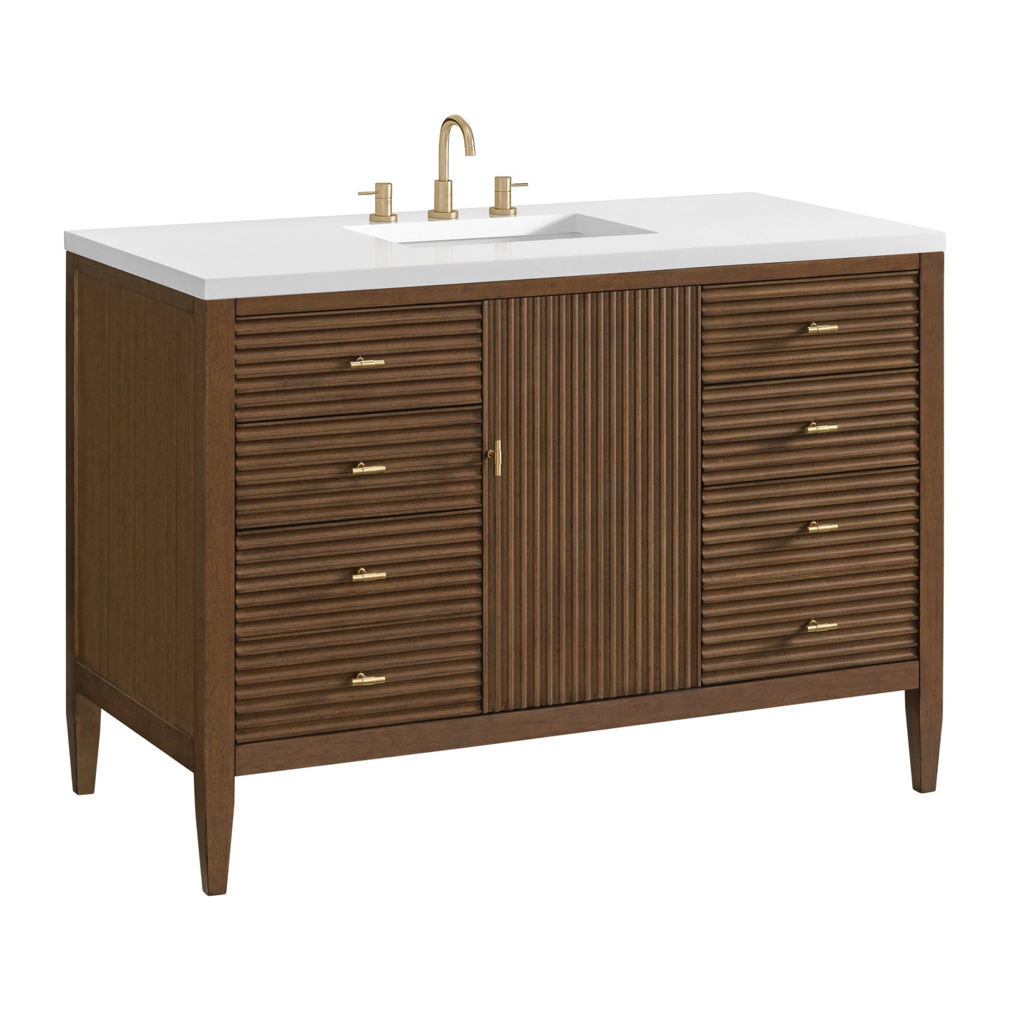 
                  
                    Myrrin 48" Single Vanity in Mid-Century Walnut - James Martin Vanities
                  
                